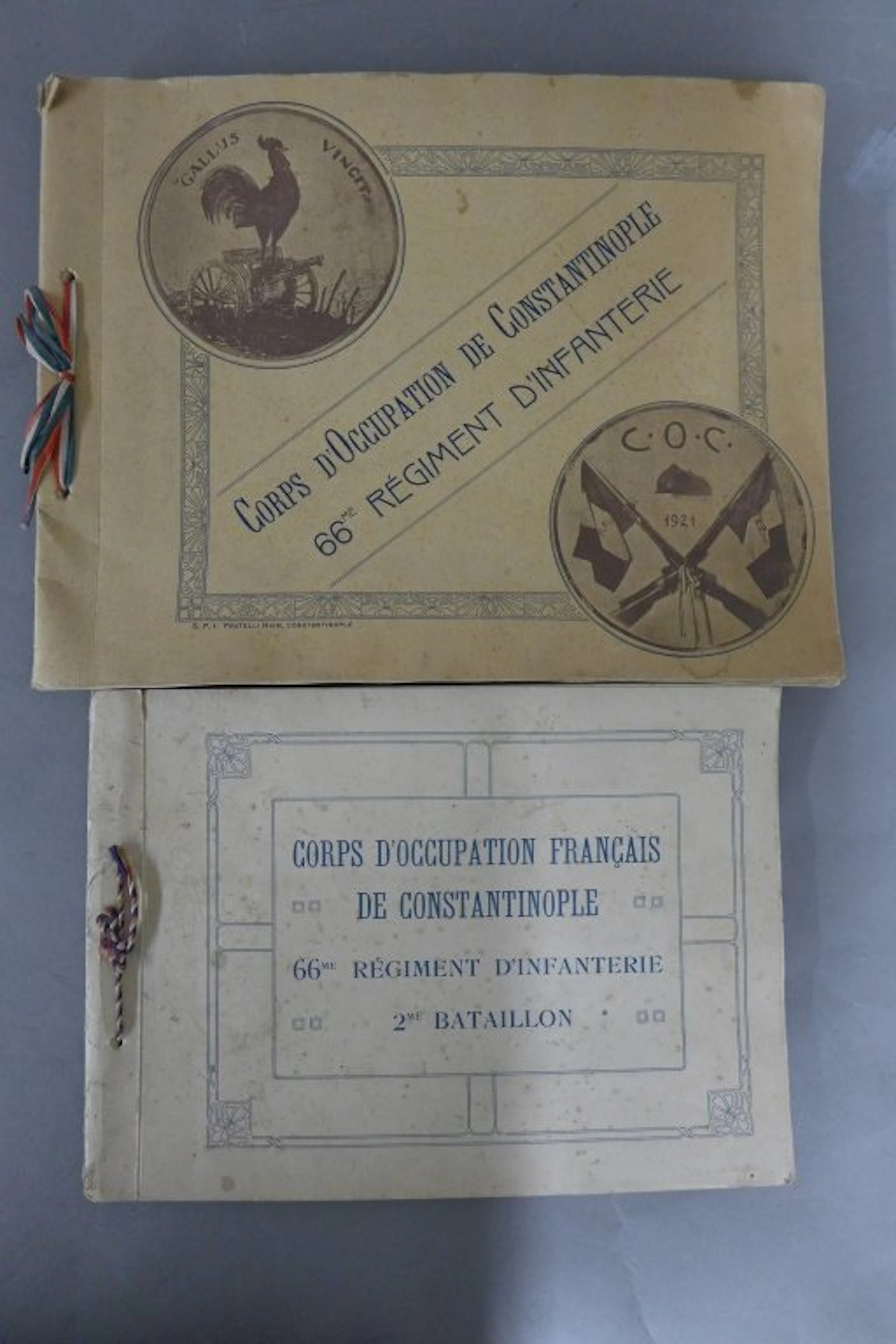 Two Photo Albums 66th Reg.Inf. Constantinople