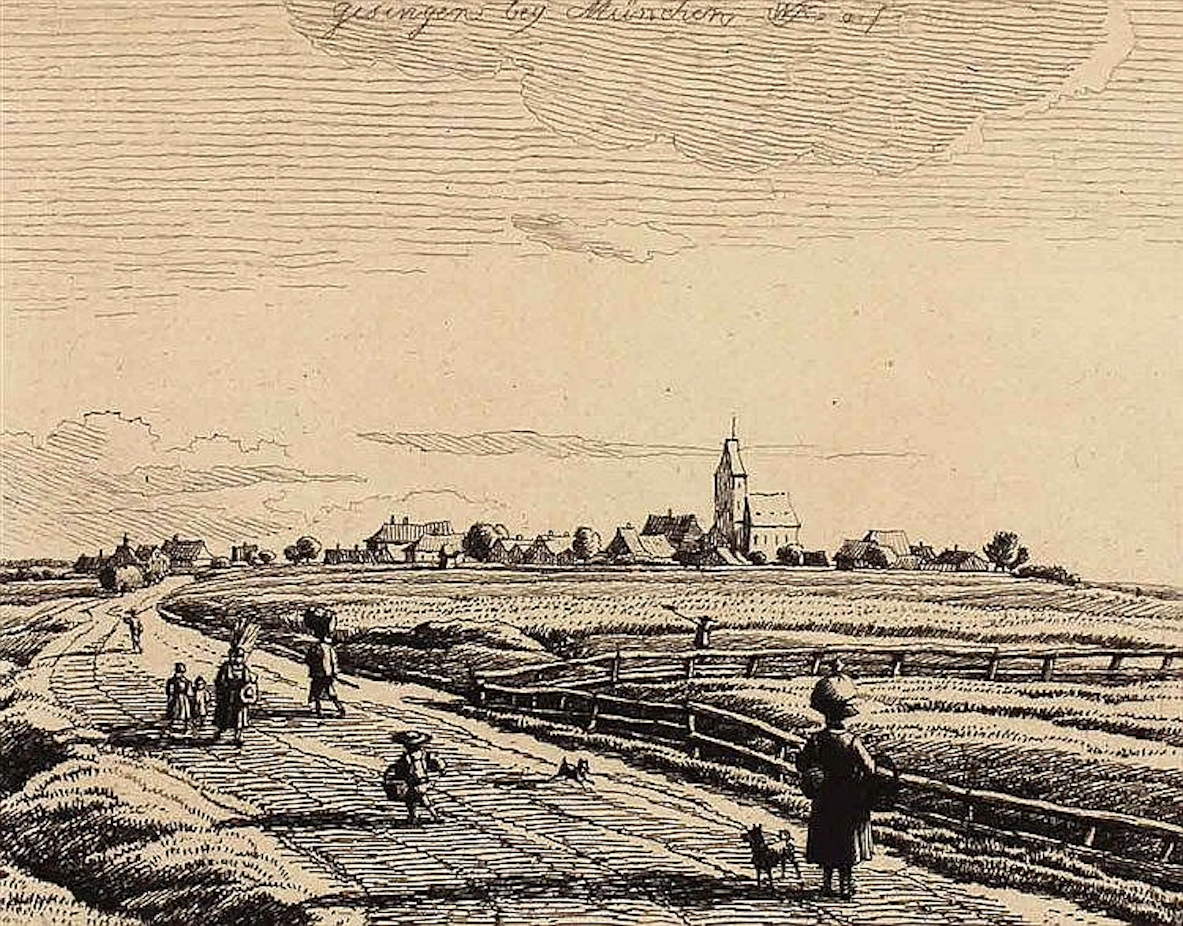Kobell, Wilhelm von (1766 Mannheim - München 1853). "Alt-München - Sie