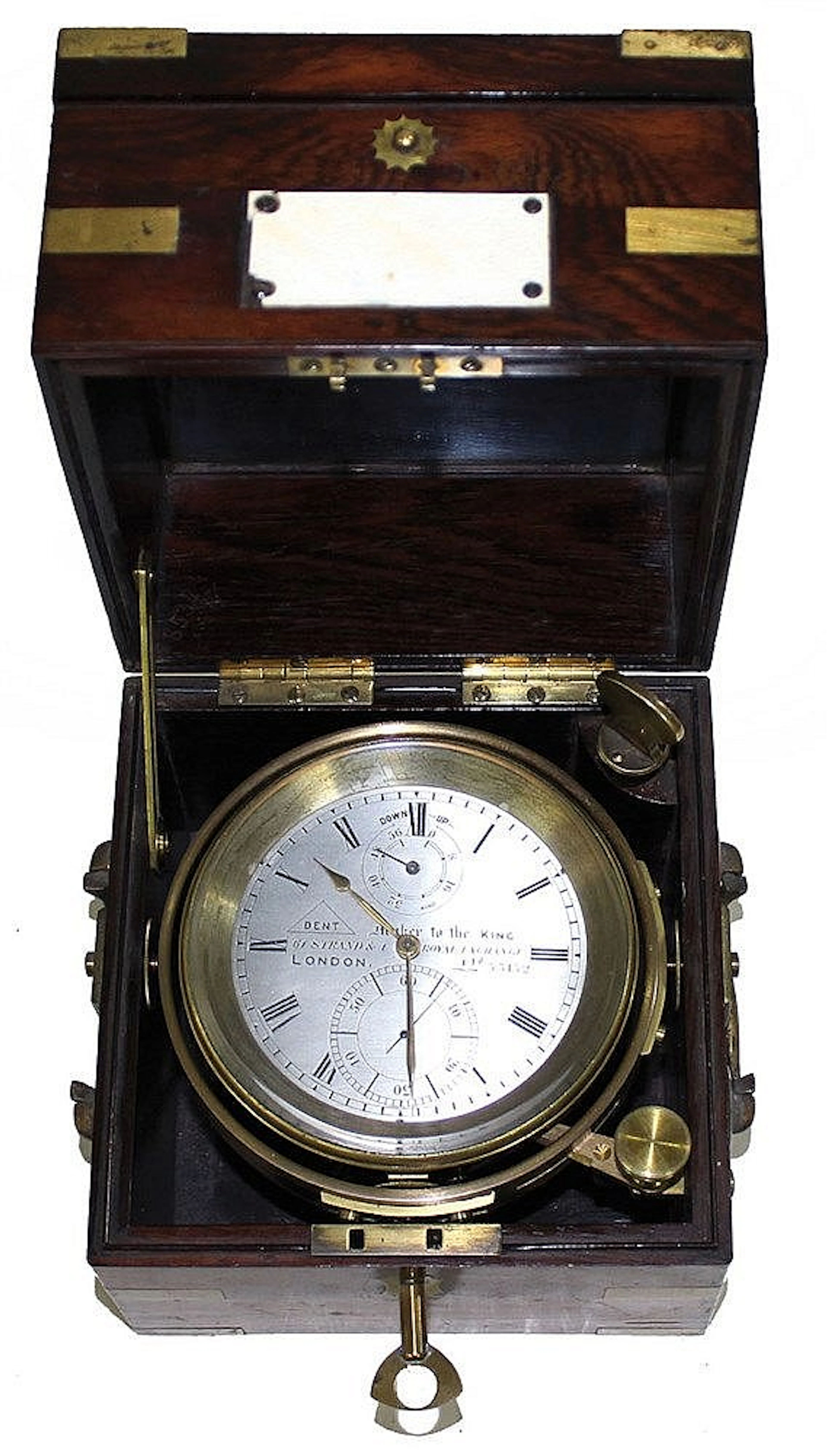 Dent of London Marine Chronometer 19.Jhdt. 2 Tages Marine Schiffschron