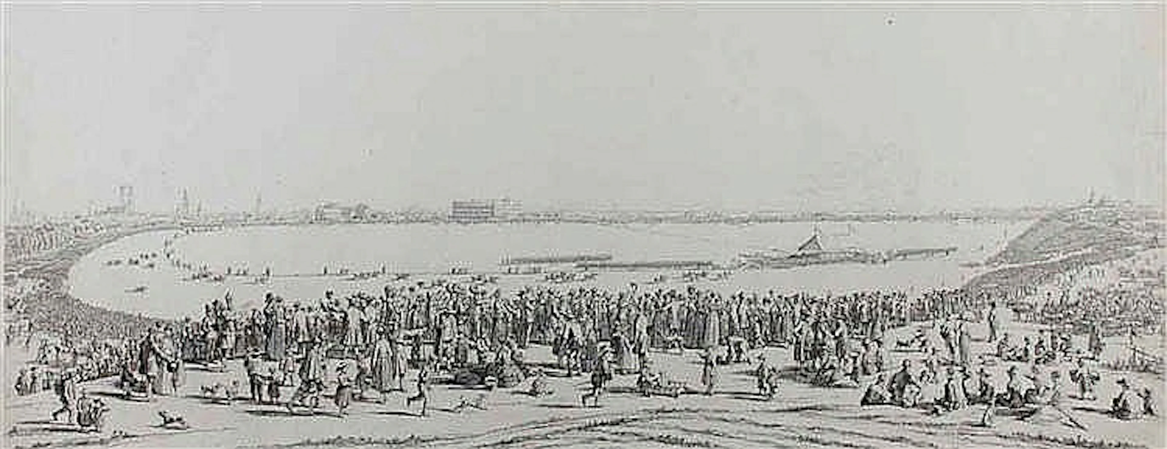 Kobell, Wilhelm von (1766 Mannheim - München 1855). "Das Pferde-Rennen