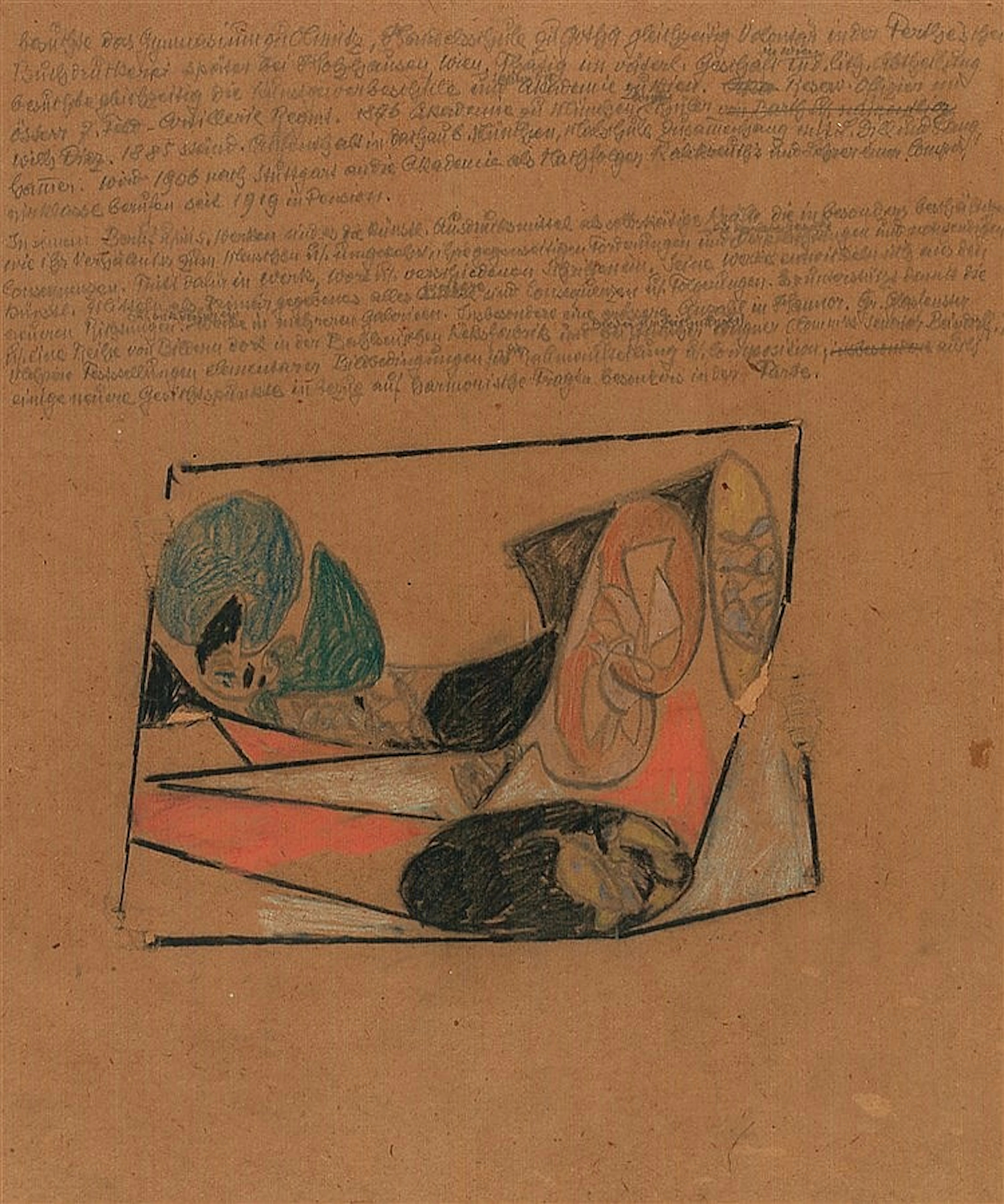 Hölzel, Adolf Richard (1853 Olmütz - Stuttgart 1934). "Vom Leuchten de