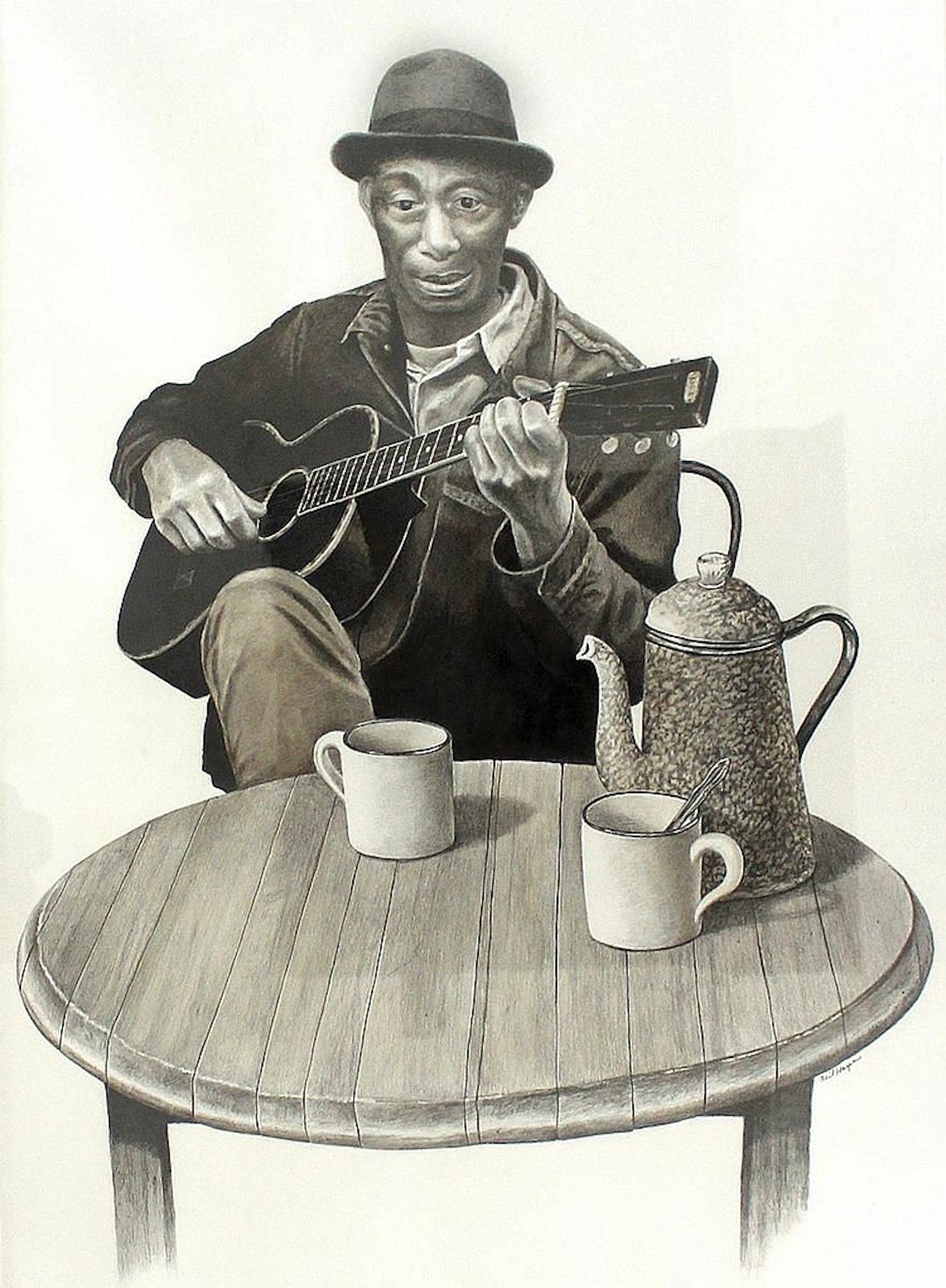 Harpe, Neil - (Zeitgen. Annapolis). Der Bluesmusiker Charley Patton steh