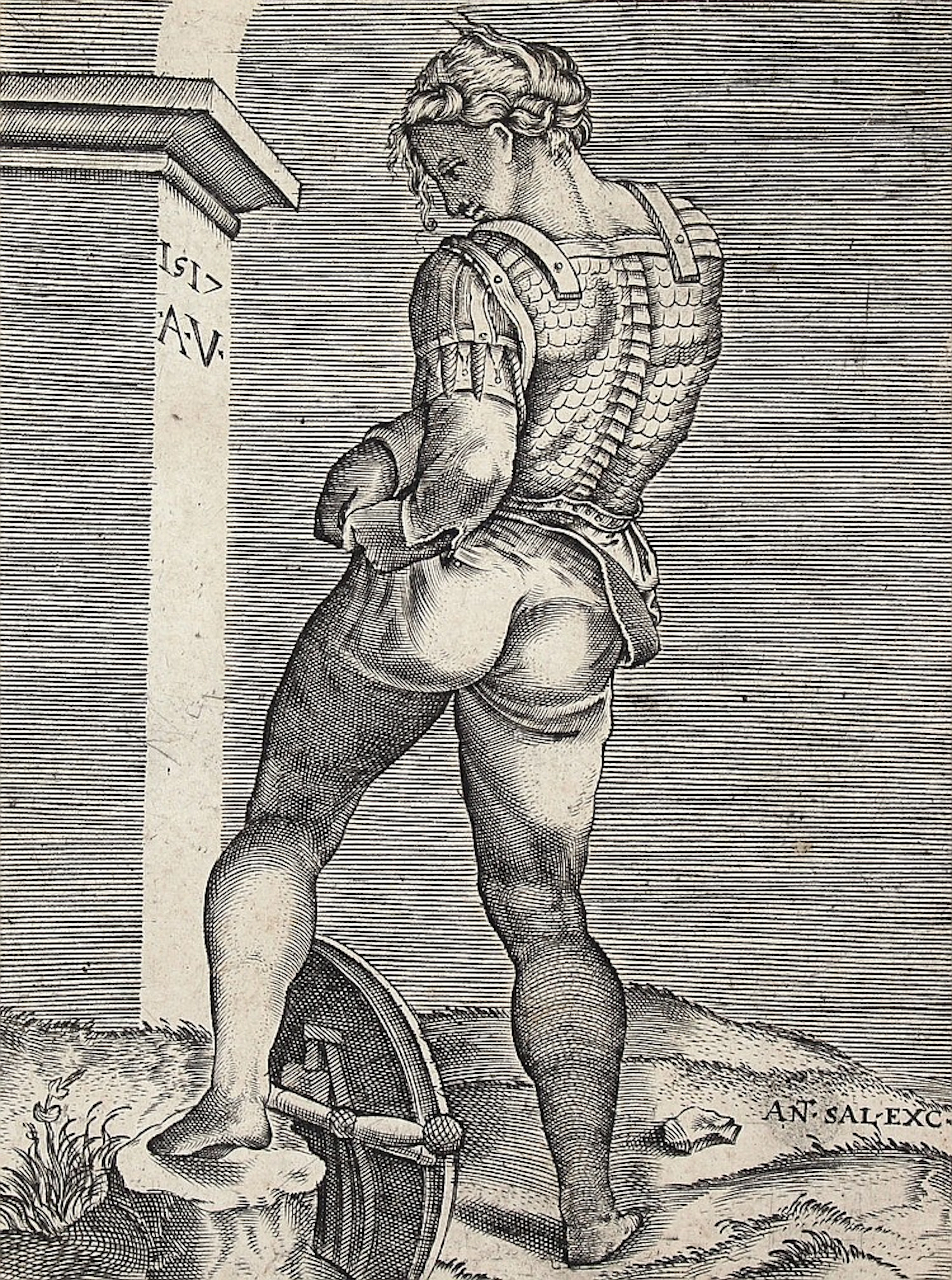 Veneziano, Agostino (d.i. A. dei Musi, um 1490 Venedig - Rom um 1540).