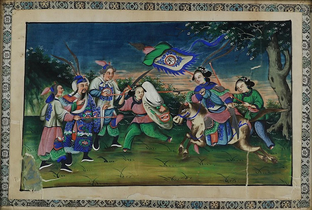 Kampfszenen.