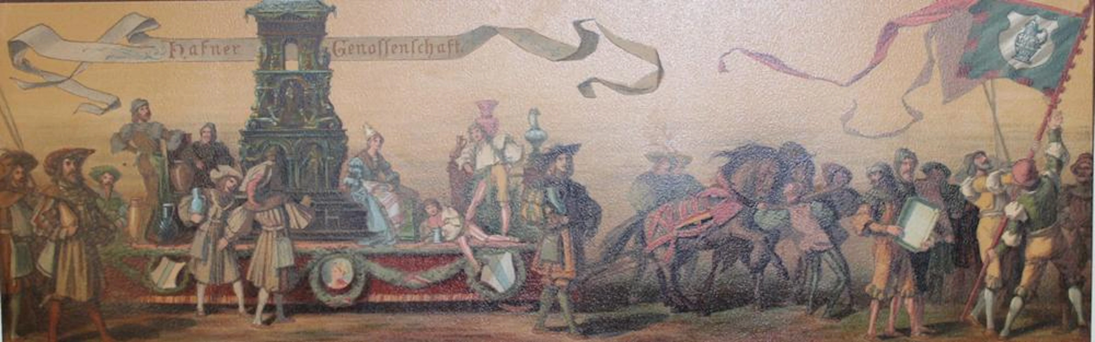 Stadlin,E. - 35 mont. chromolithogr. Taf. (tls. Dubletten bzw. mehrf. vo