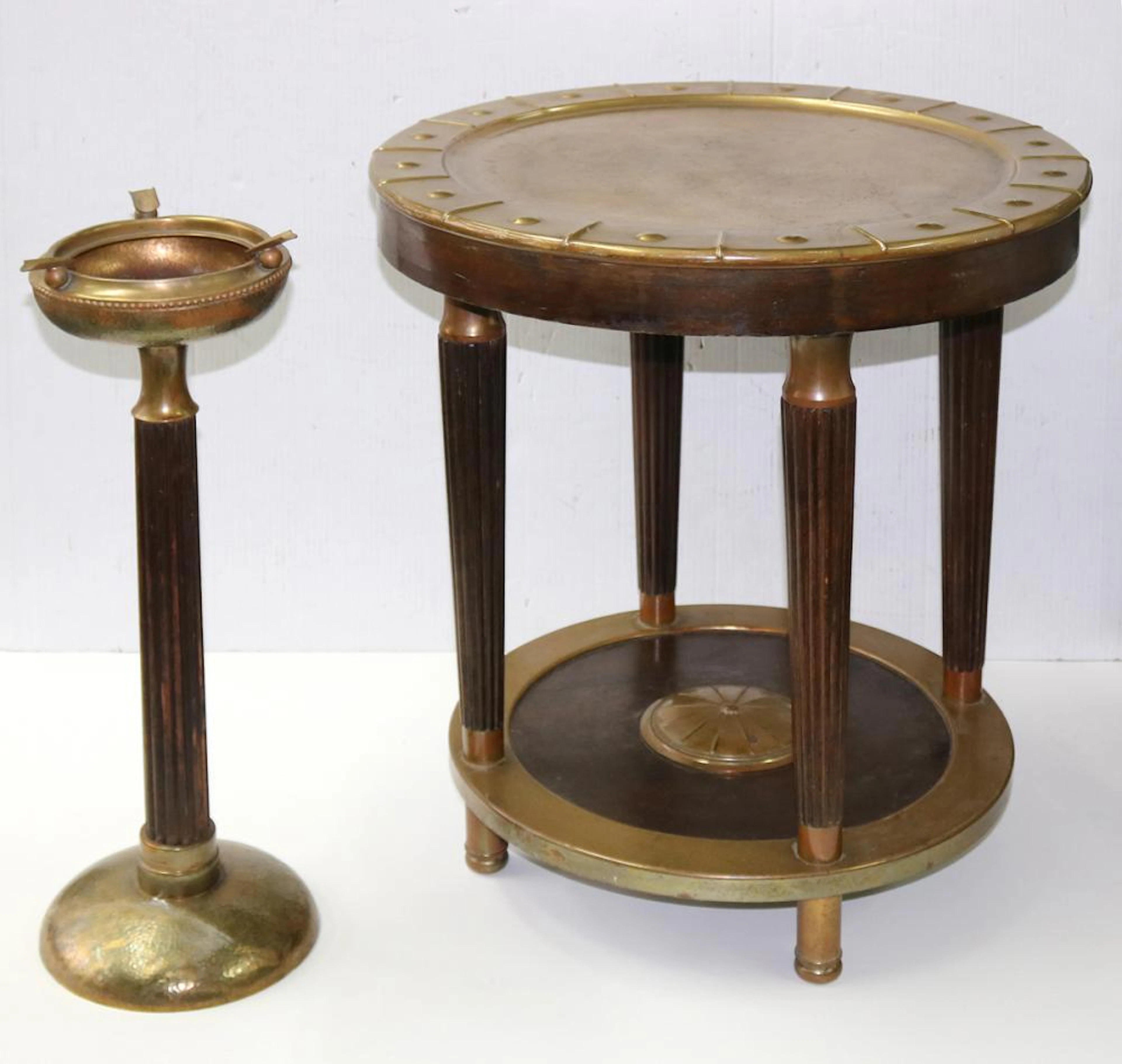 Salontisch u. Standaschenbecher