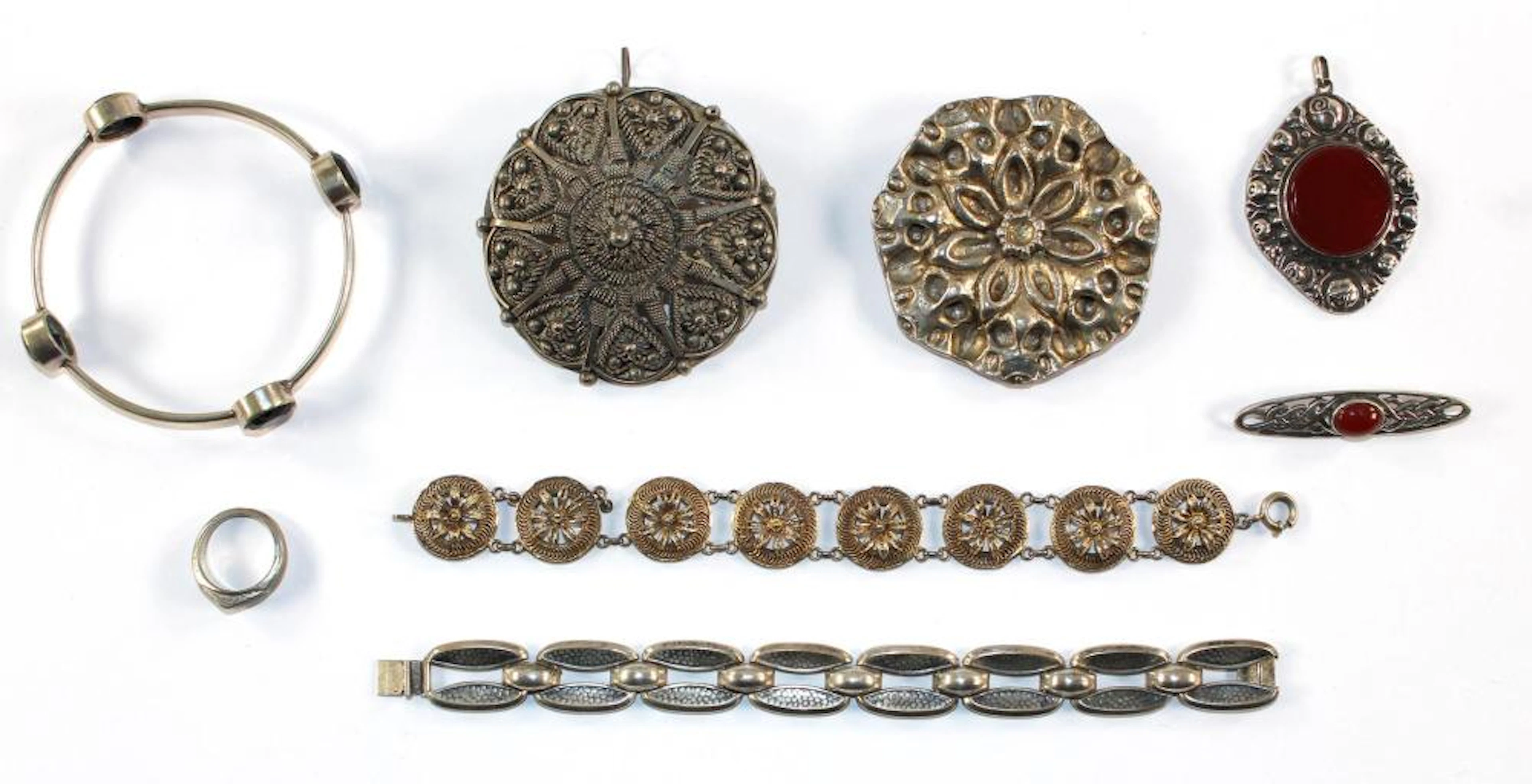 Silberschmuck, Antikschmuck.