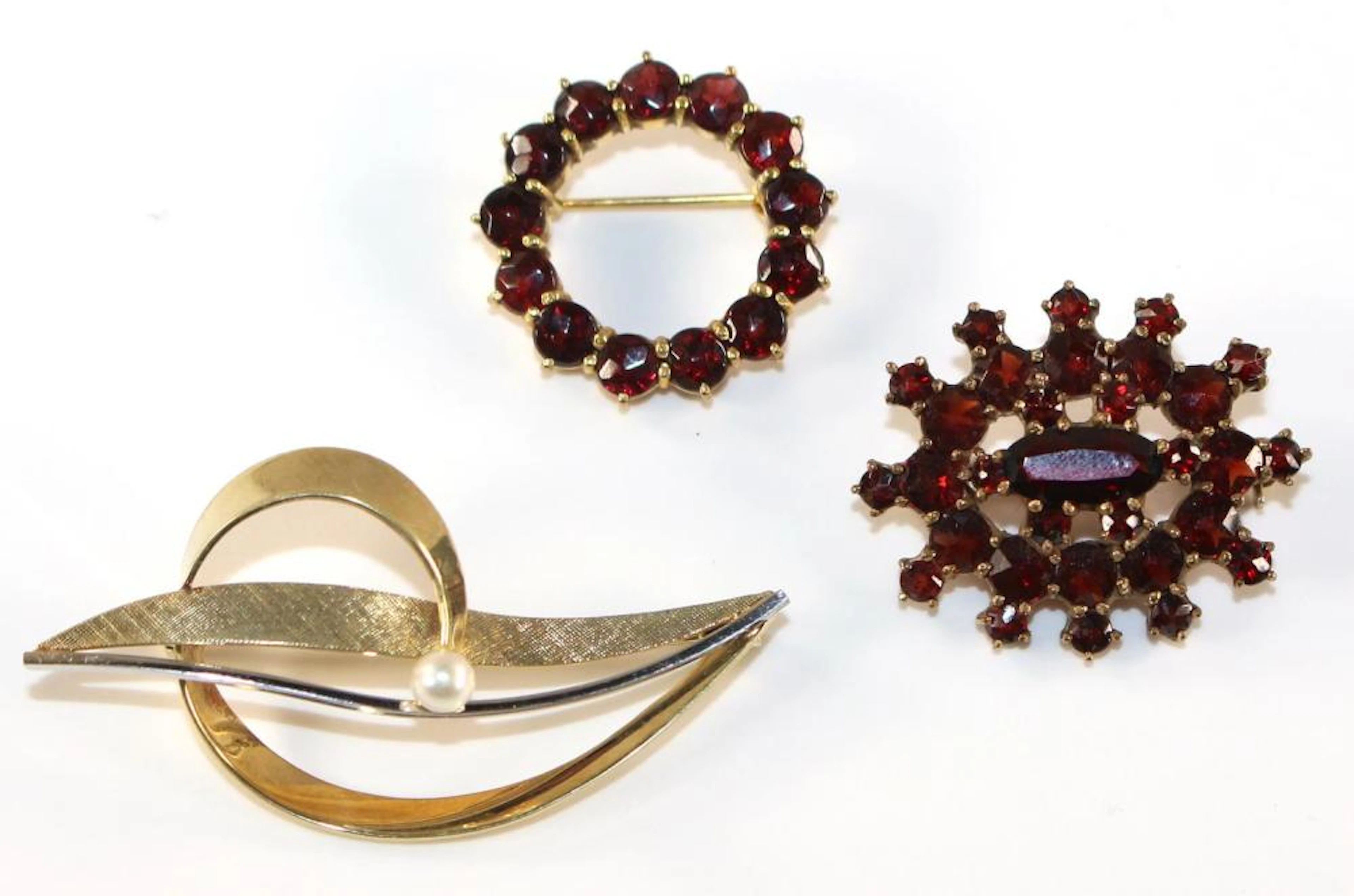 Granat- u. Goldschmuck