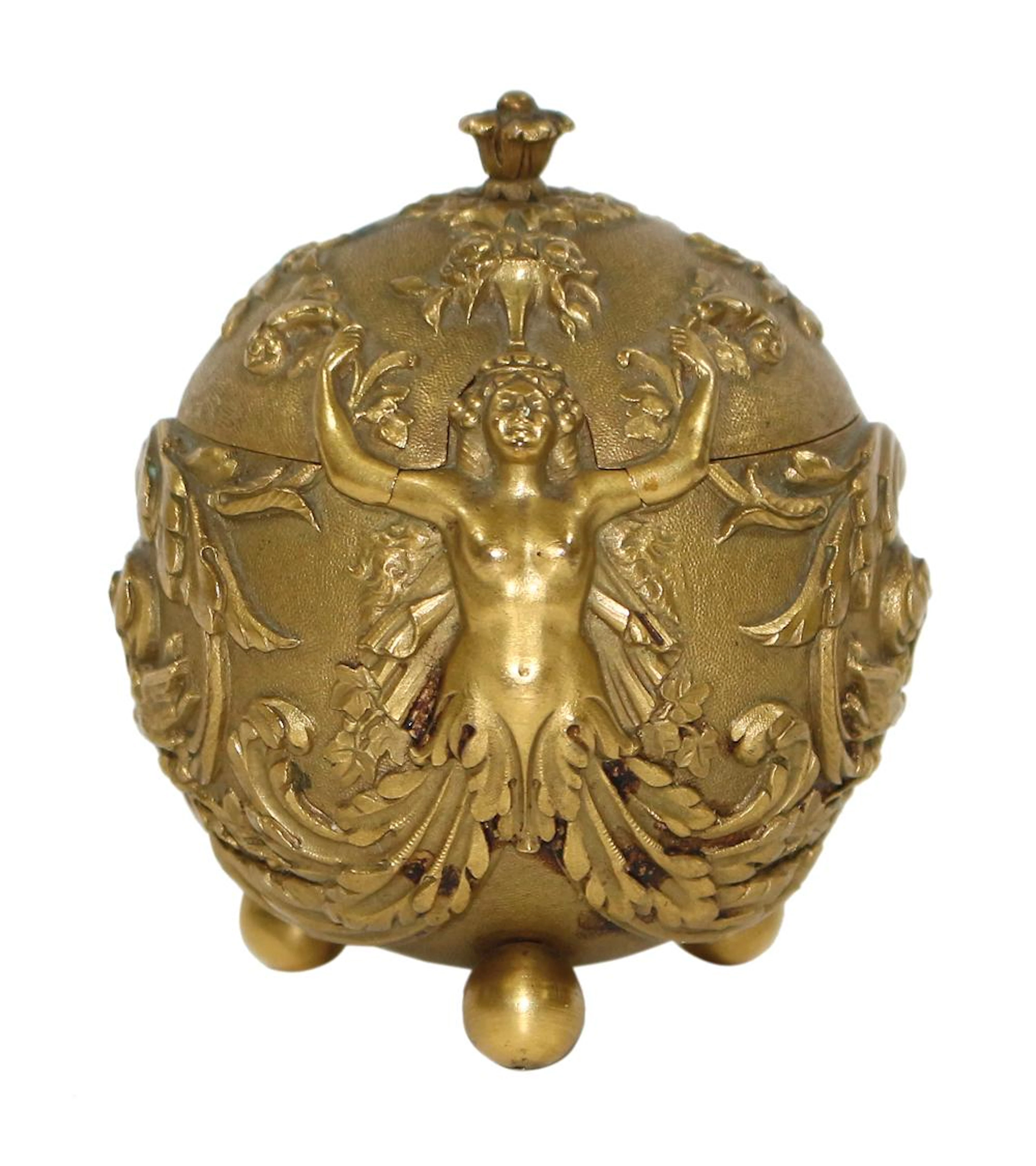 Bronze Tintenfaß