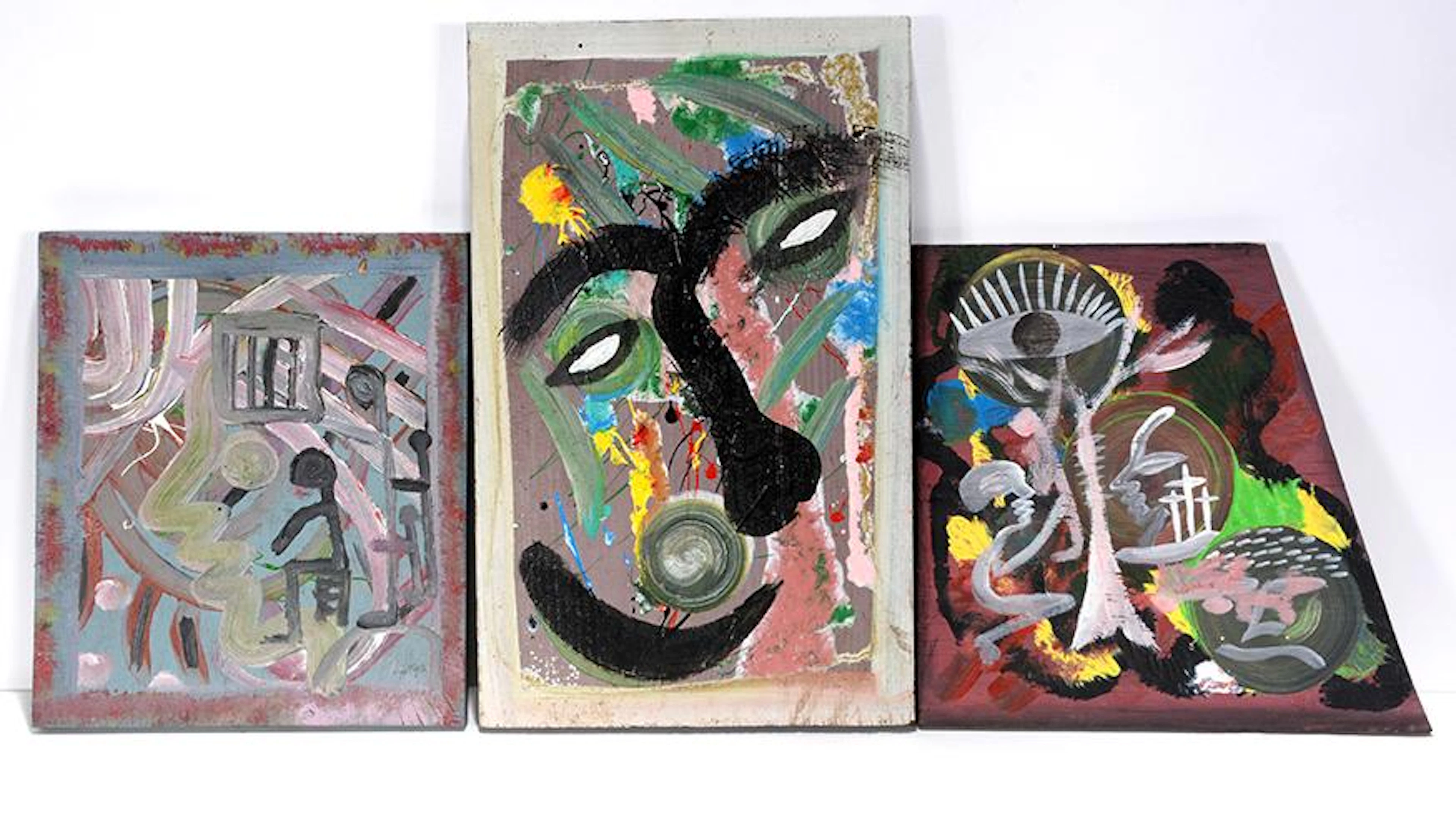 Lonnie Holley. 3 Works On Board.