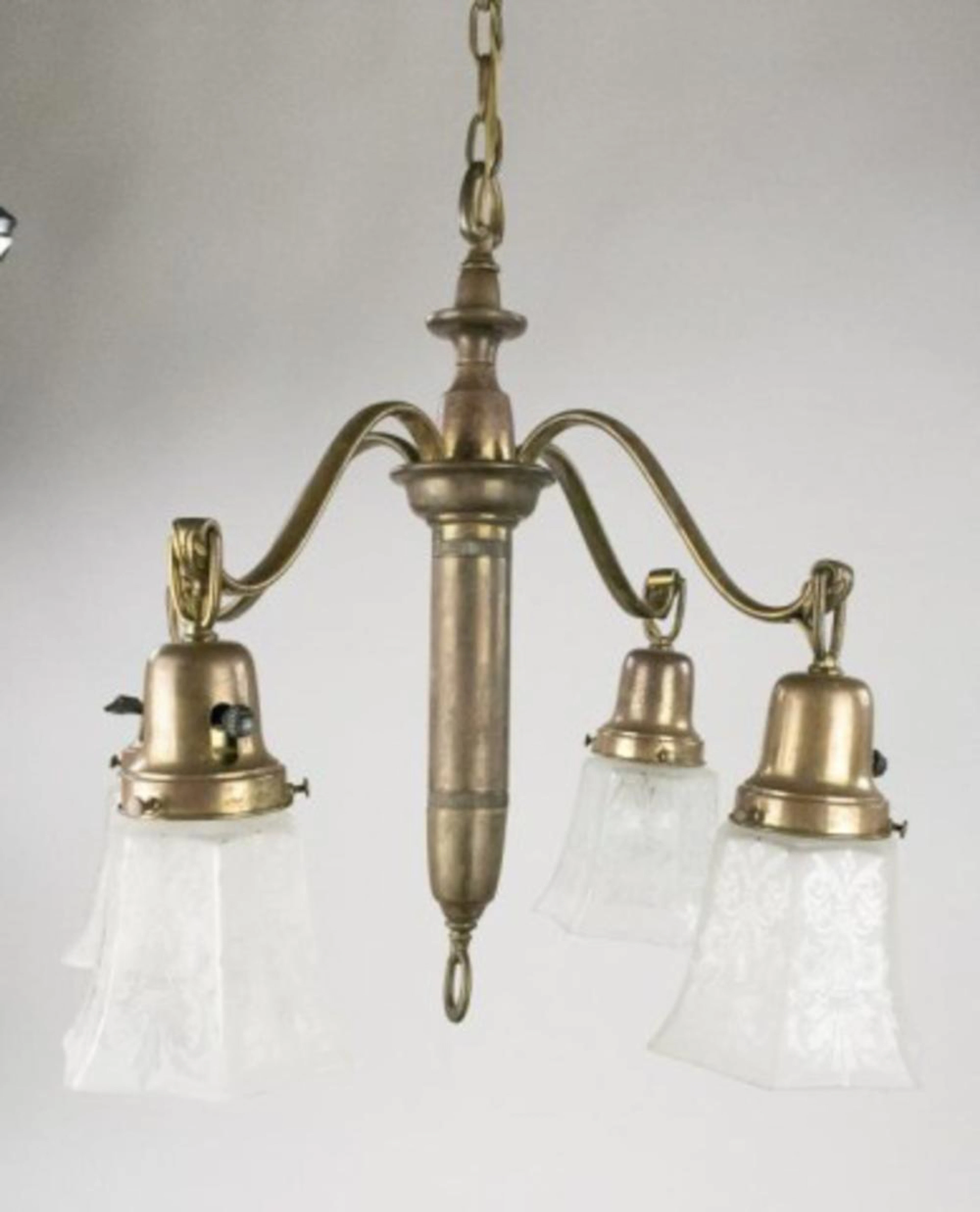 Nulco Transitional Arts & Crafts Chandelier