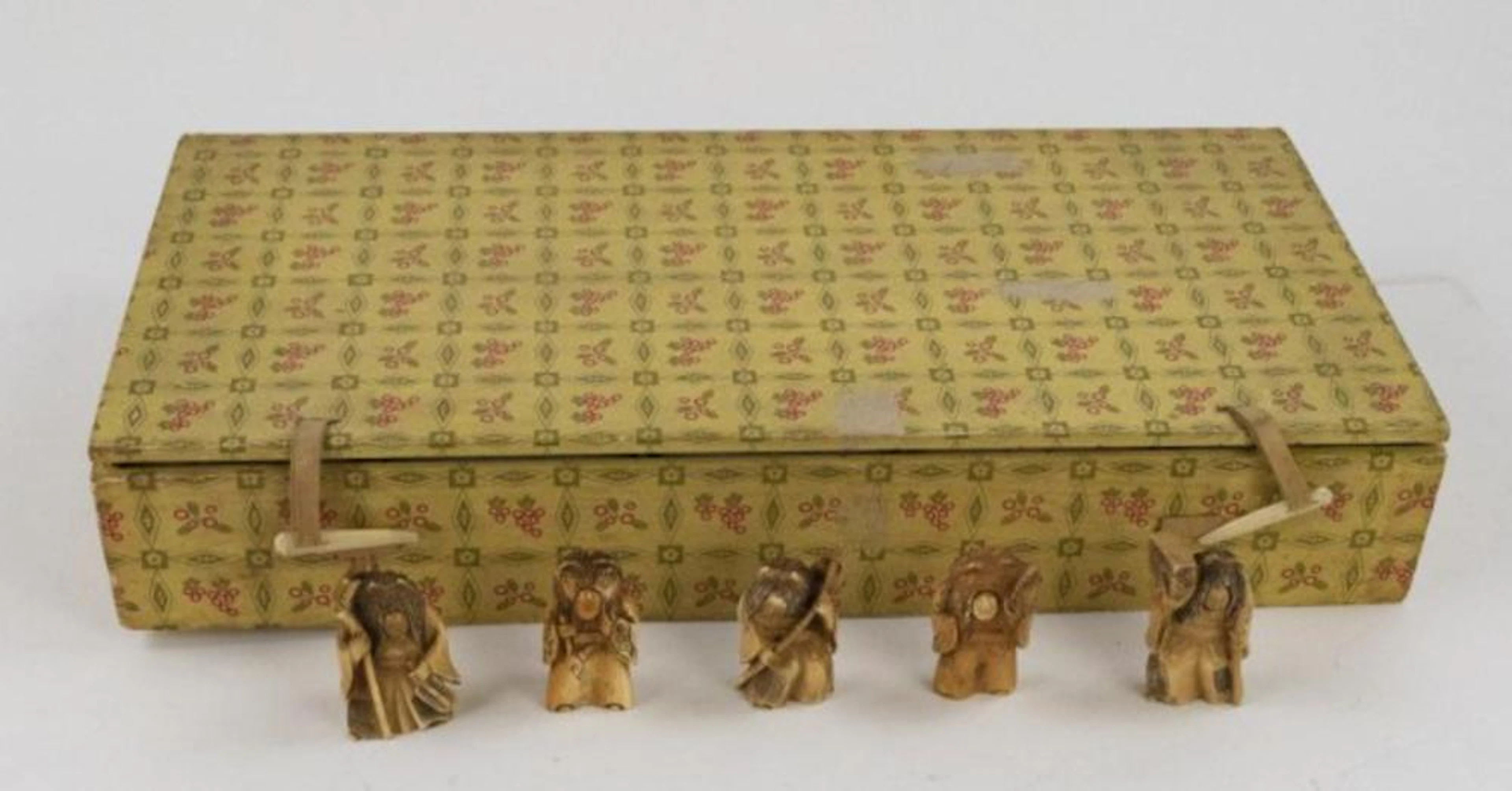 Set of 5 Japanese Carved Figural Netsuke