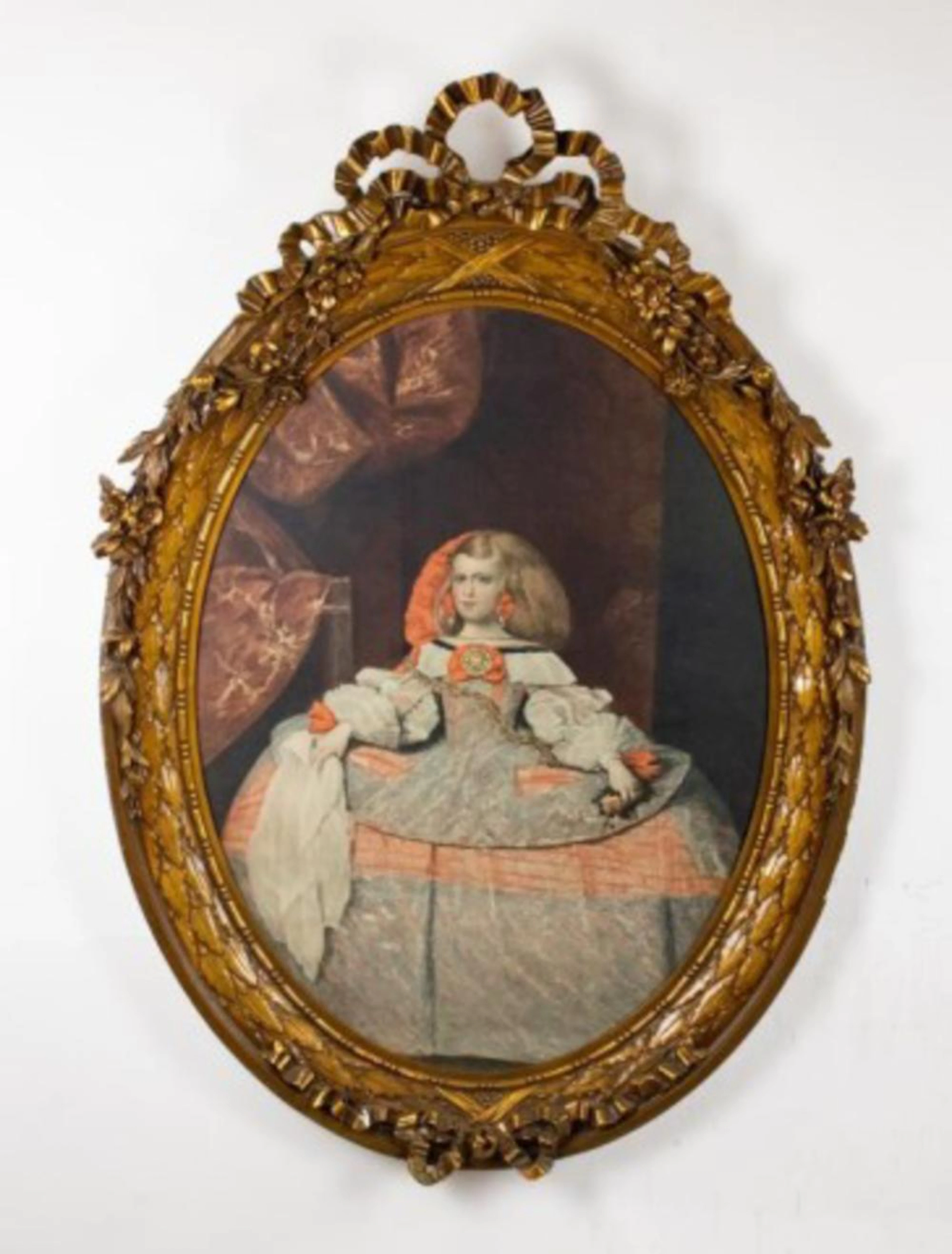 Exceptional Frame w/ Print of Infanta Margarita