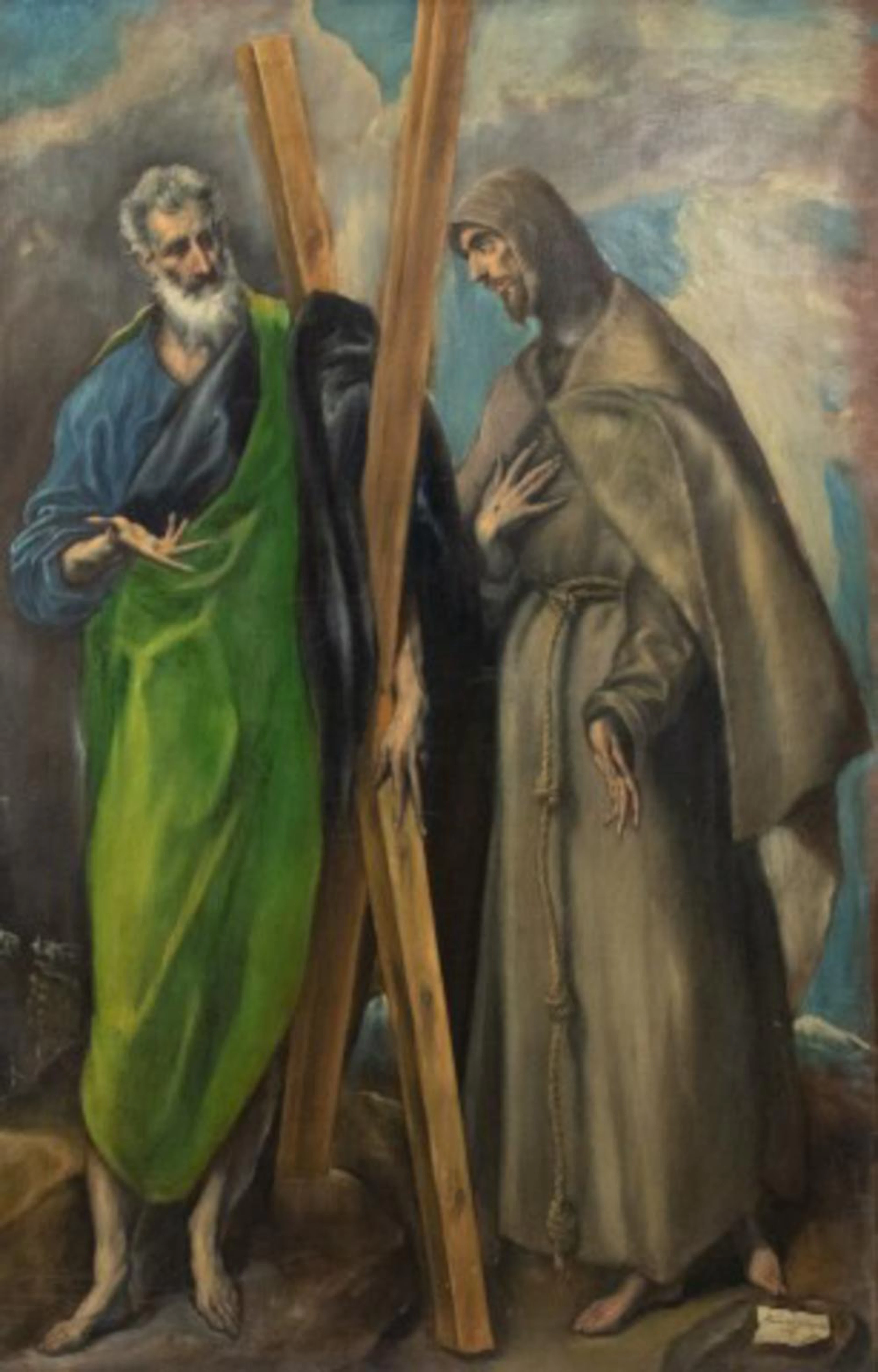 Large Oil Painting after El Greco