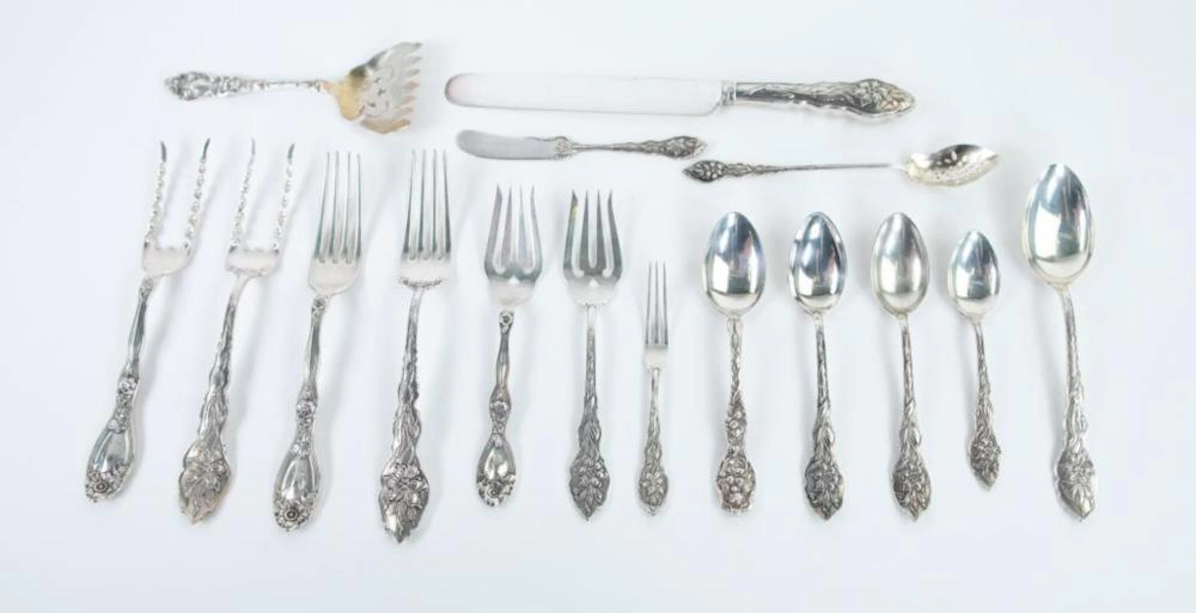 Various Unger Bros. Sterling Silver Flatware