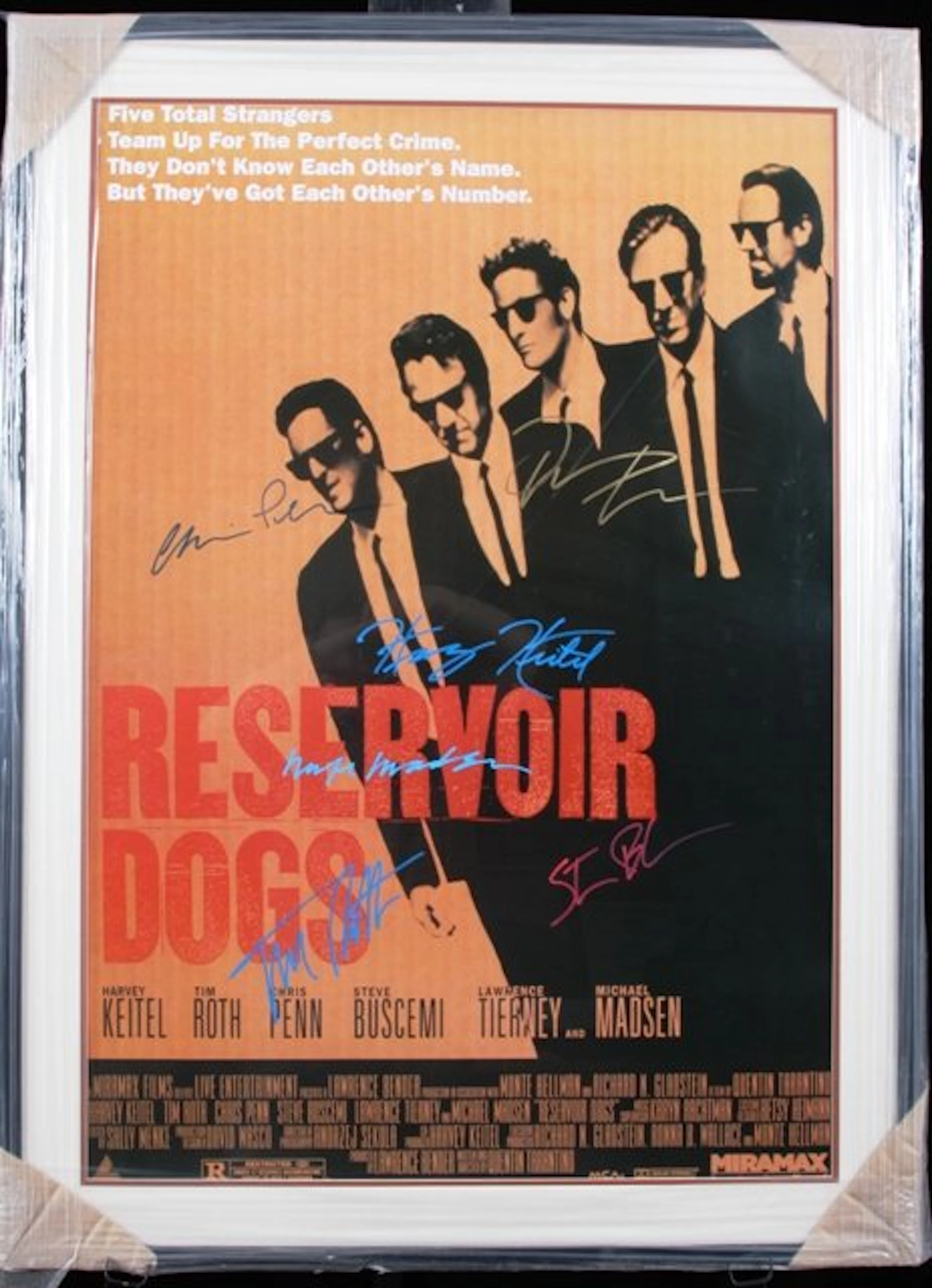 66: Reservoir Dogs Autographed & Framed Movie Poster