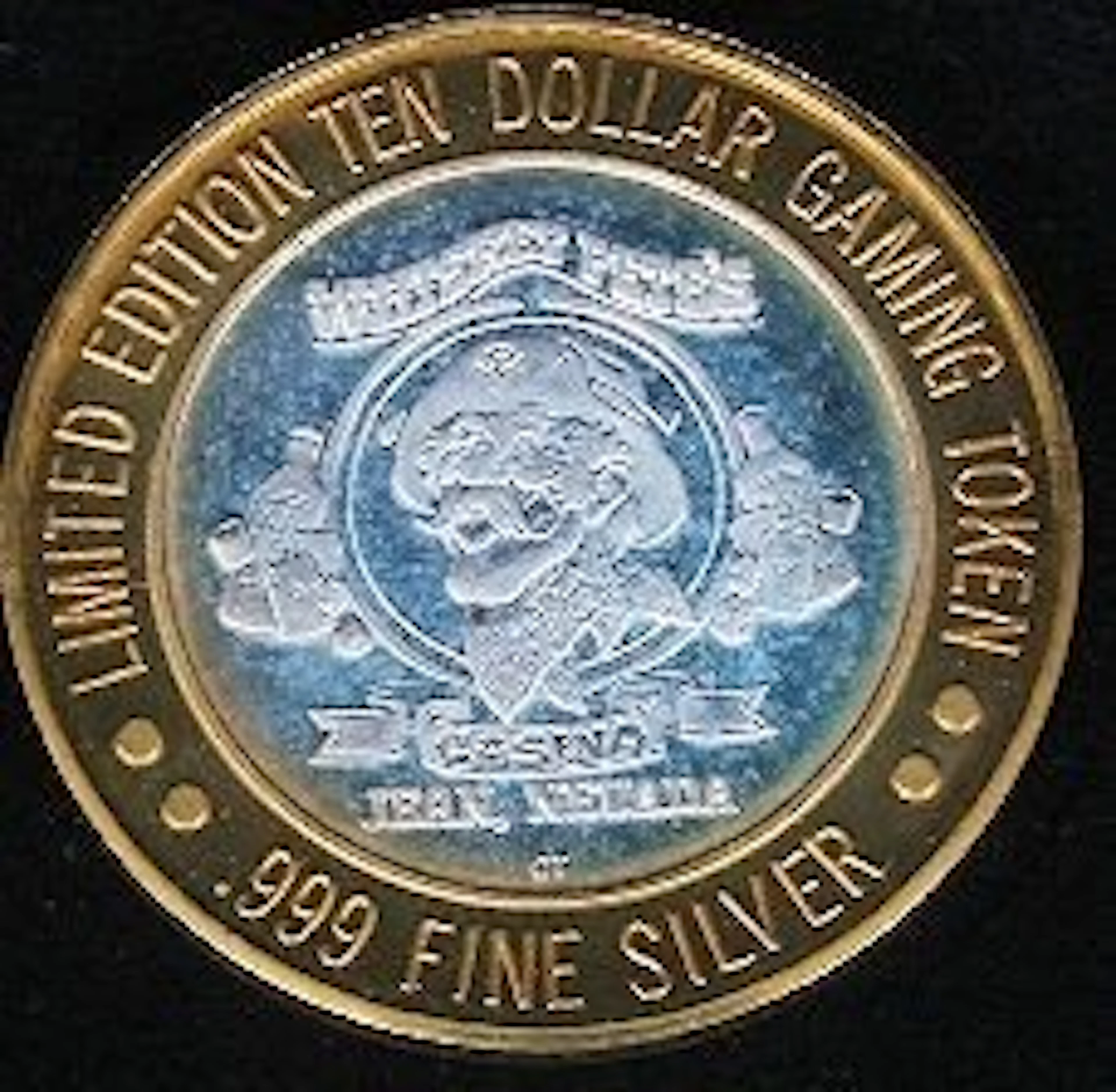 Limited Edition $10 Gaming Token from the Whiskey Pete'