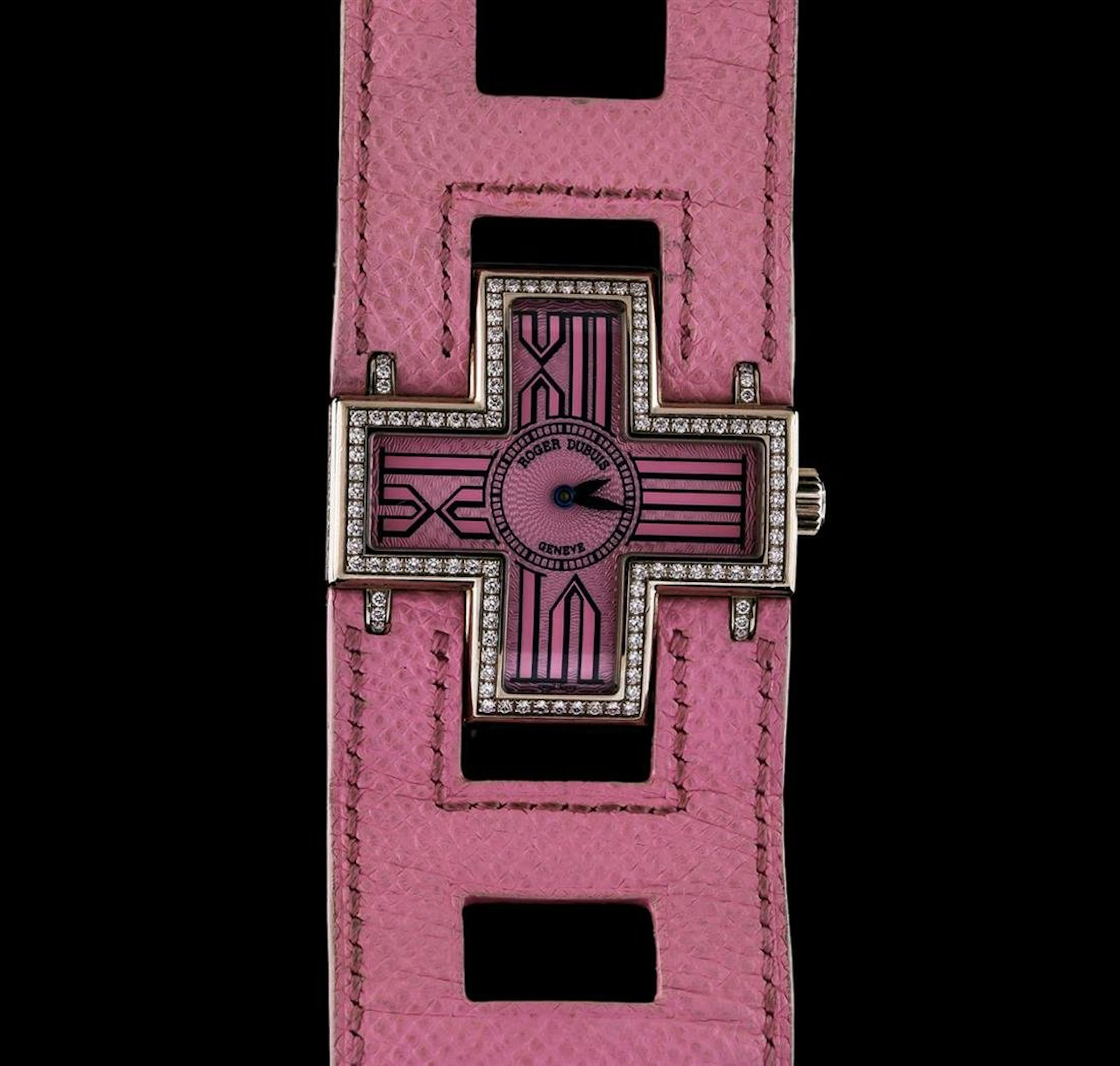 Roger Dubuis 18KT White Gold 1.08 ctw Diamond Ladies