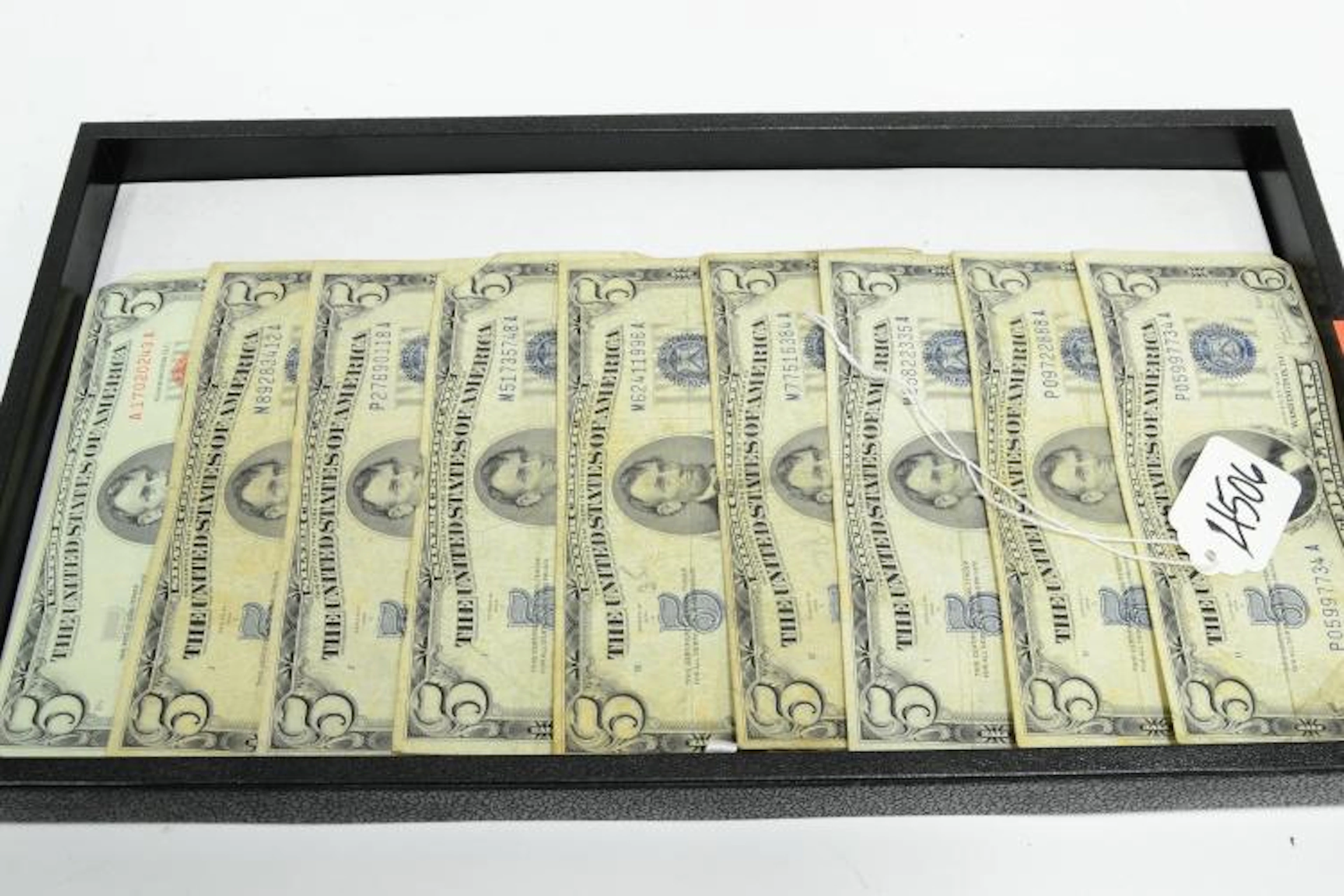 1930S And Up $5 Silver Certificate Bills