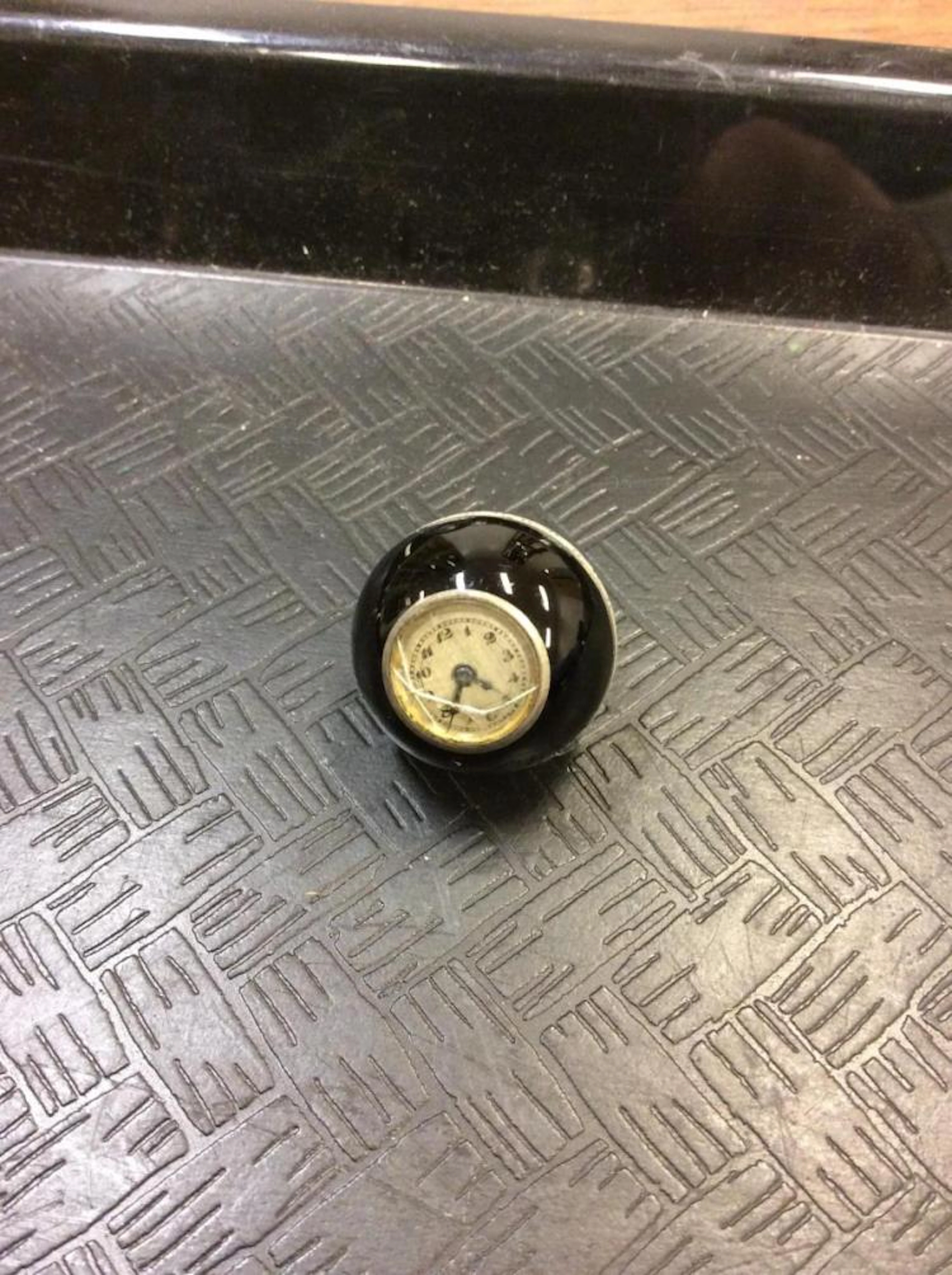 Sterling & Enamel Ball Pendant Watch