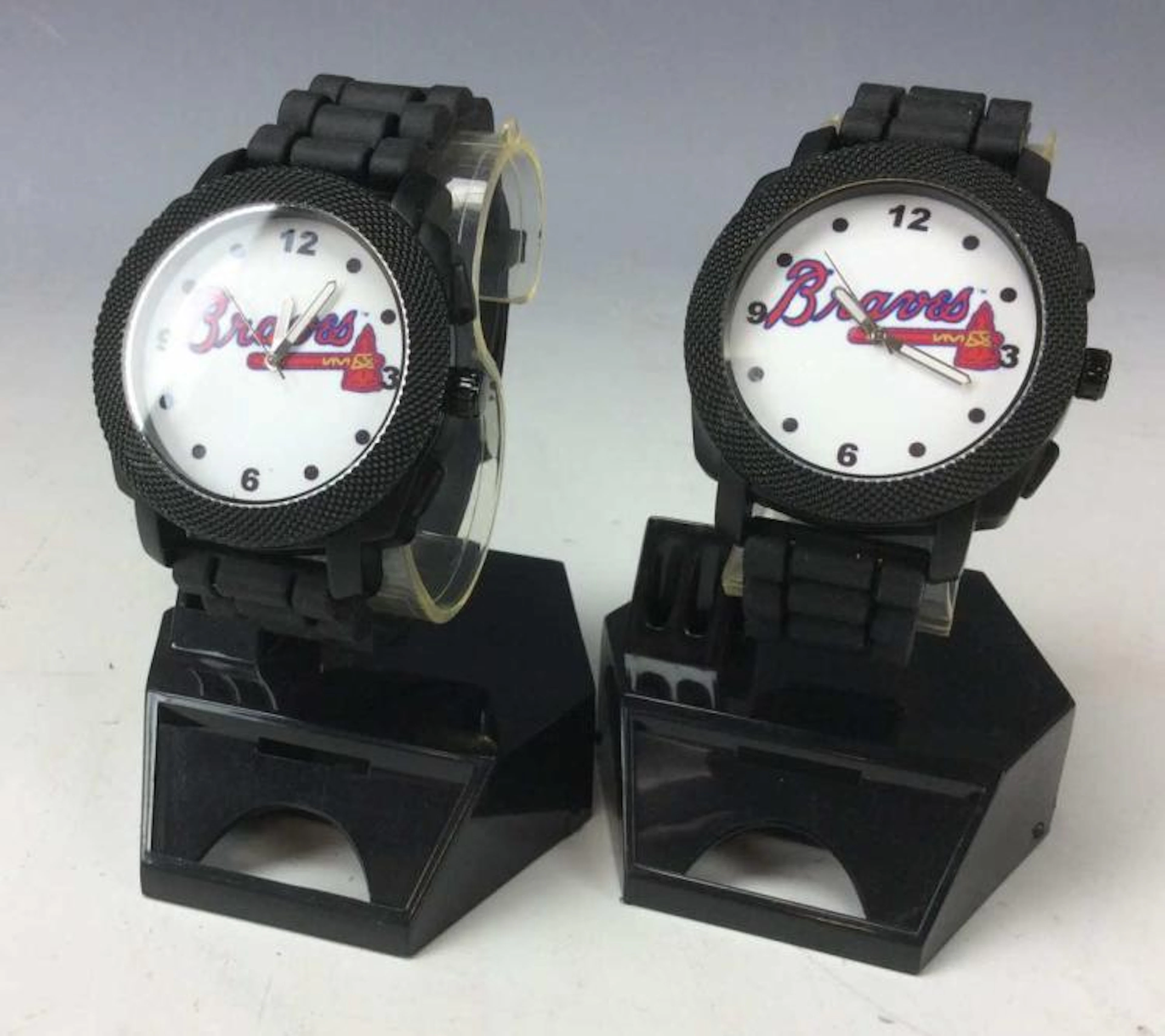 2 Pc. MLB Baseball Atlantic Braves Watches