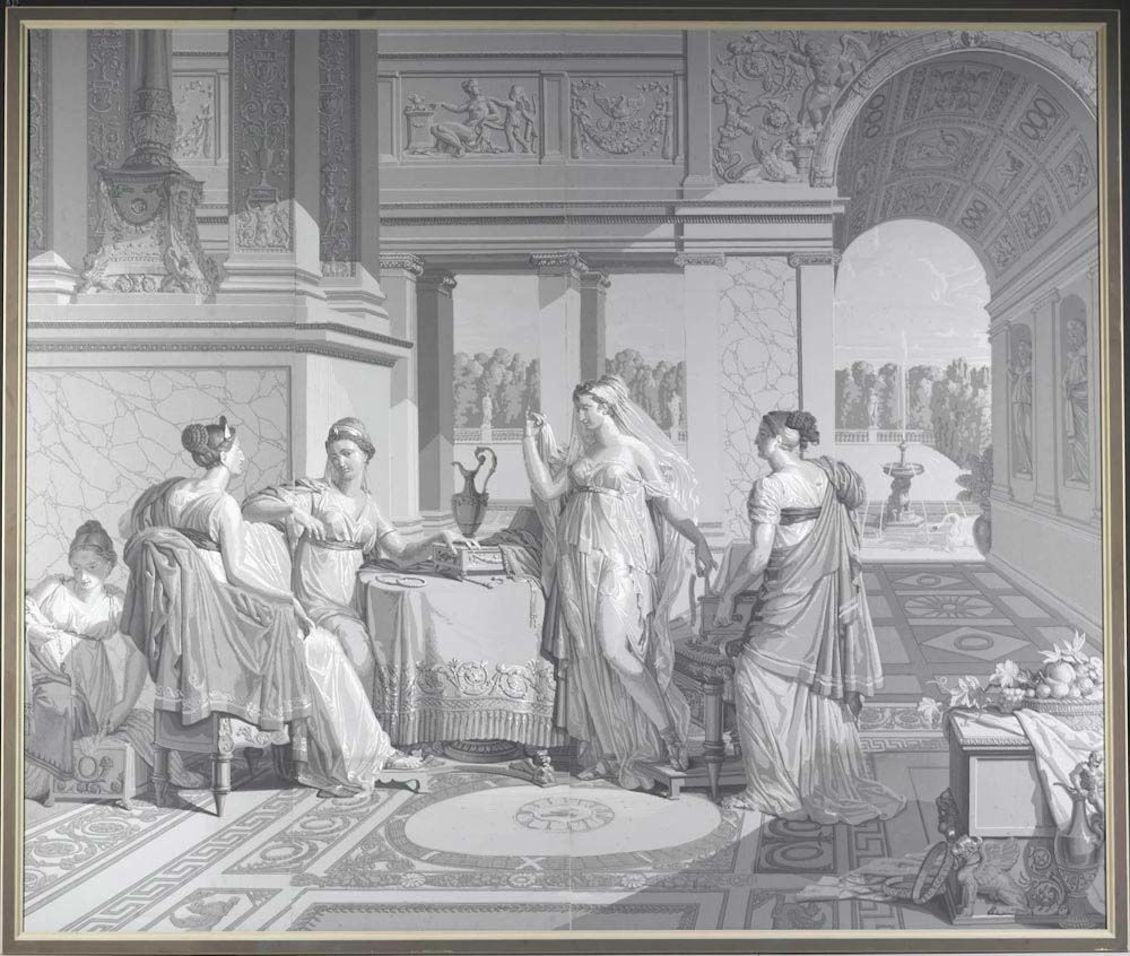 KOMPLETTE FOLGE DER BILDTAPETE "AMOUR ET PSYCHE"