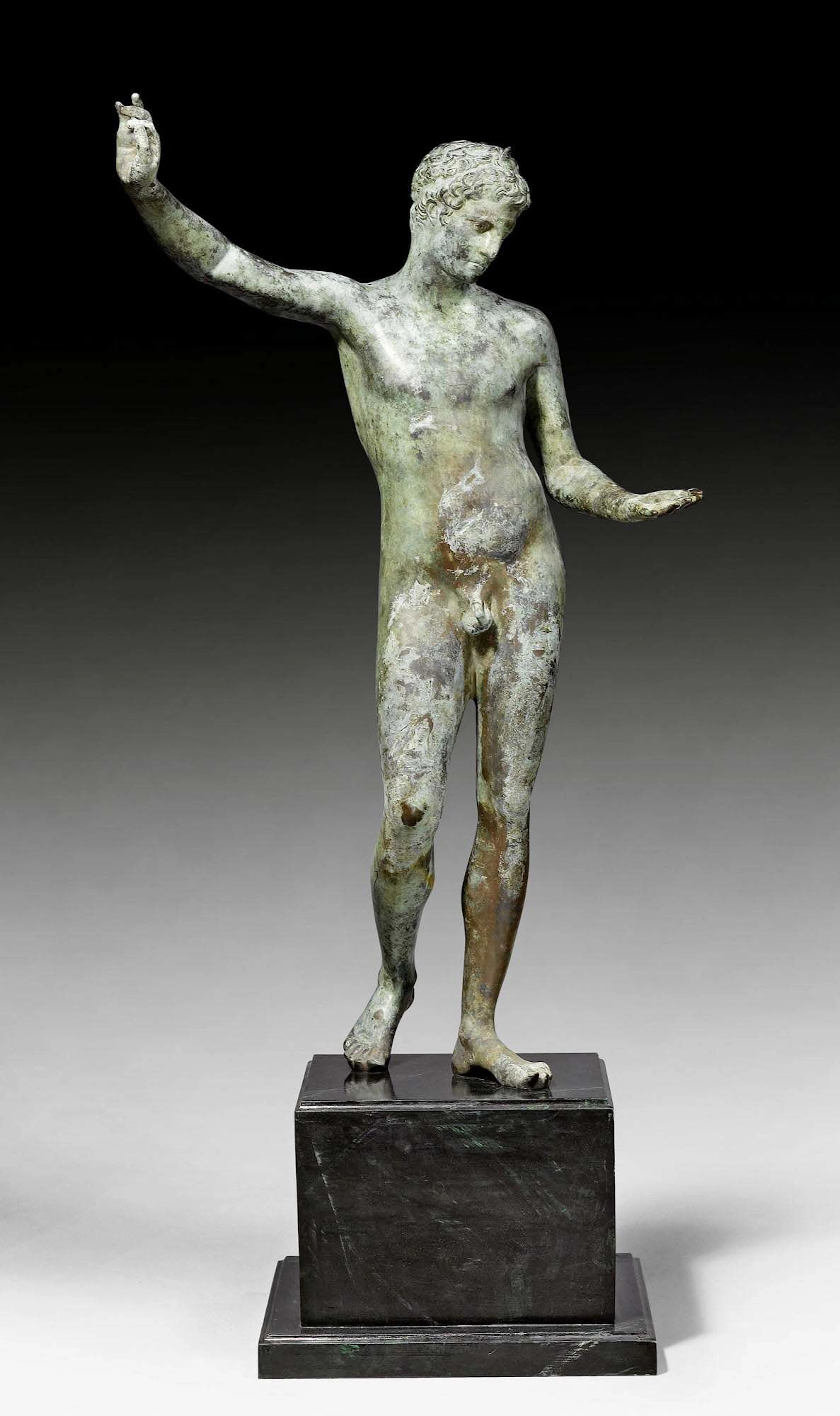 BRONZEFIGUR DES EPHEBEN VON MARATHON