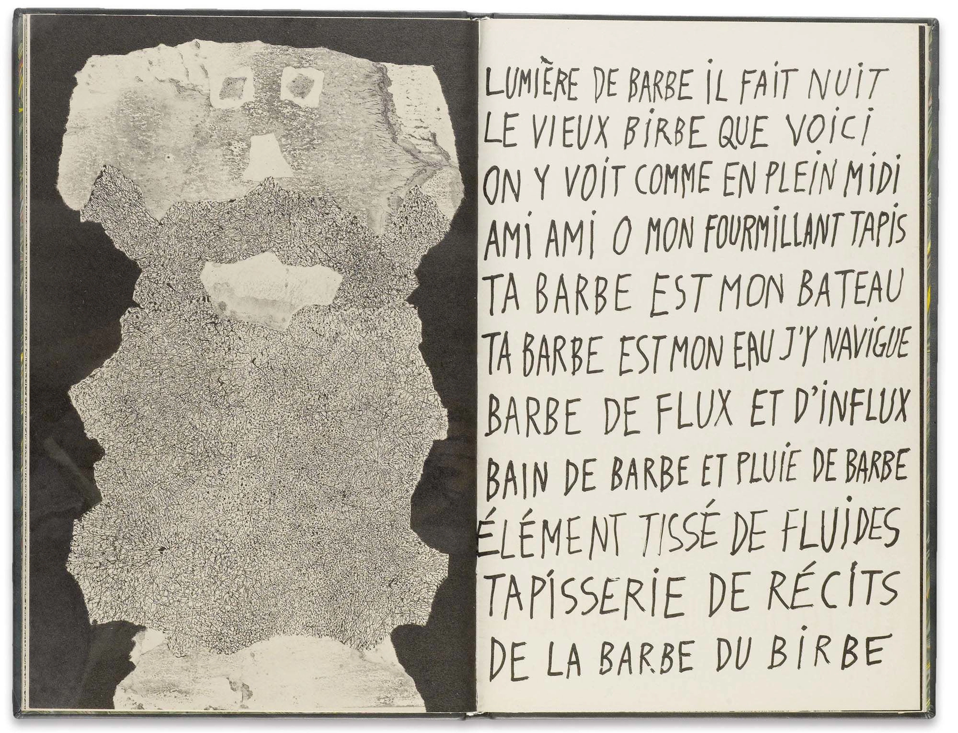- Dubuffet, Jean. La Fleur de barbe. O. O., [Paris], Imprimerie Duval