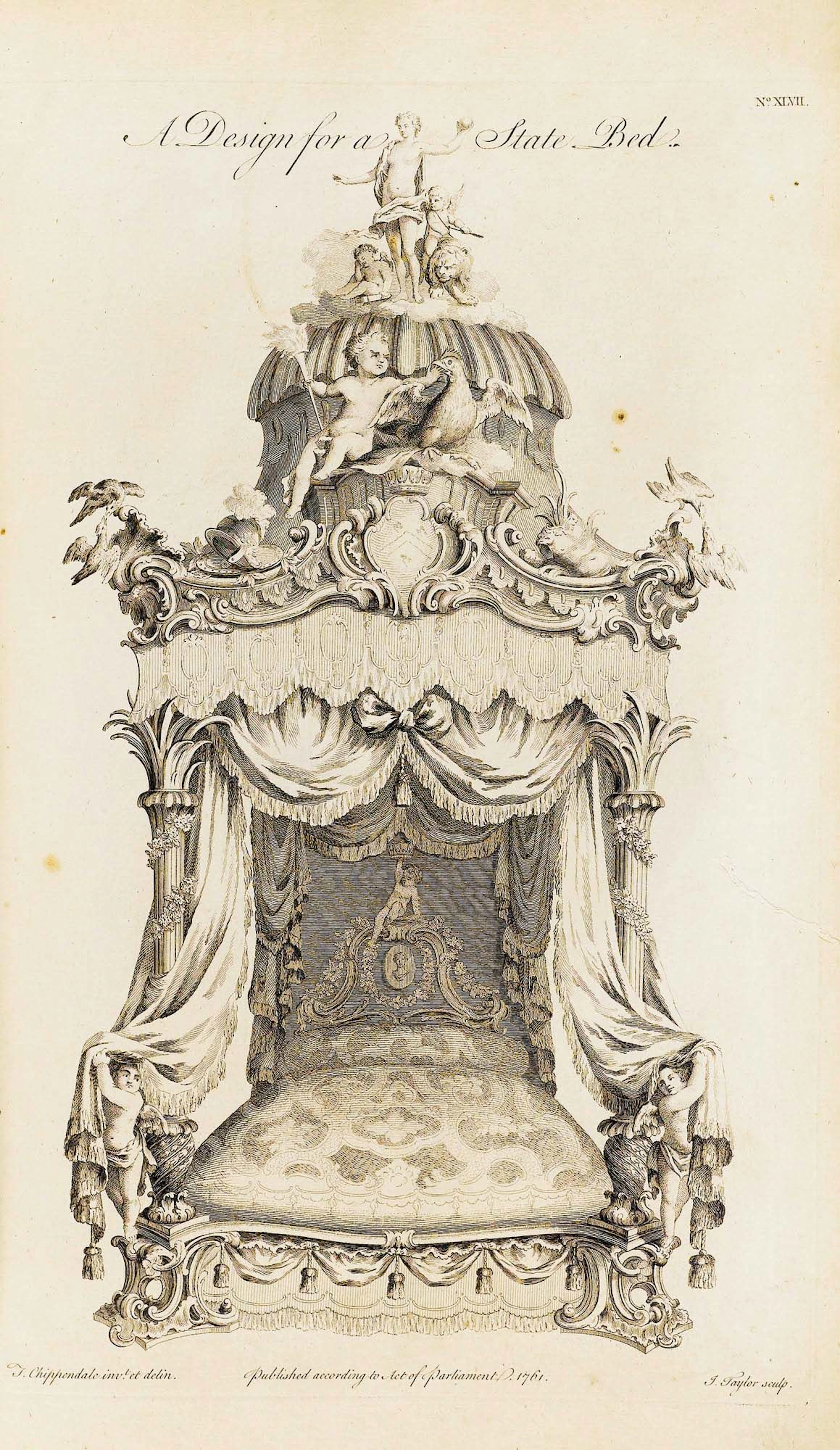 MÖBEL - Chippendale, T. The Gentleman and Cabinet-Maker's Director: