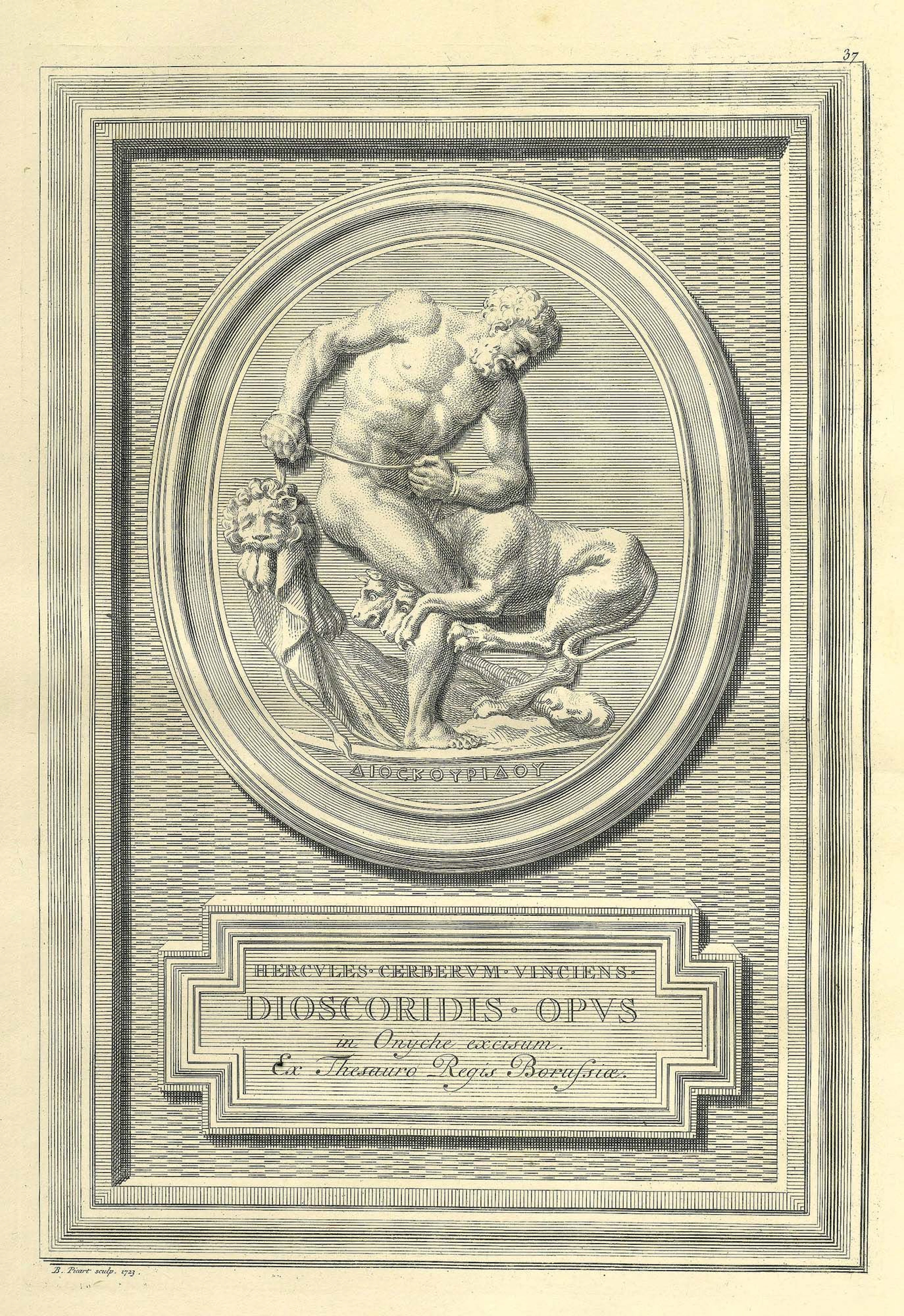 Picart - Poncelin de la Roche-Tilhac, [J. C.]. Chefs-d'oeuvre de l'antiquité