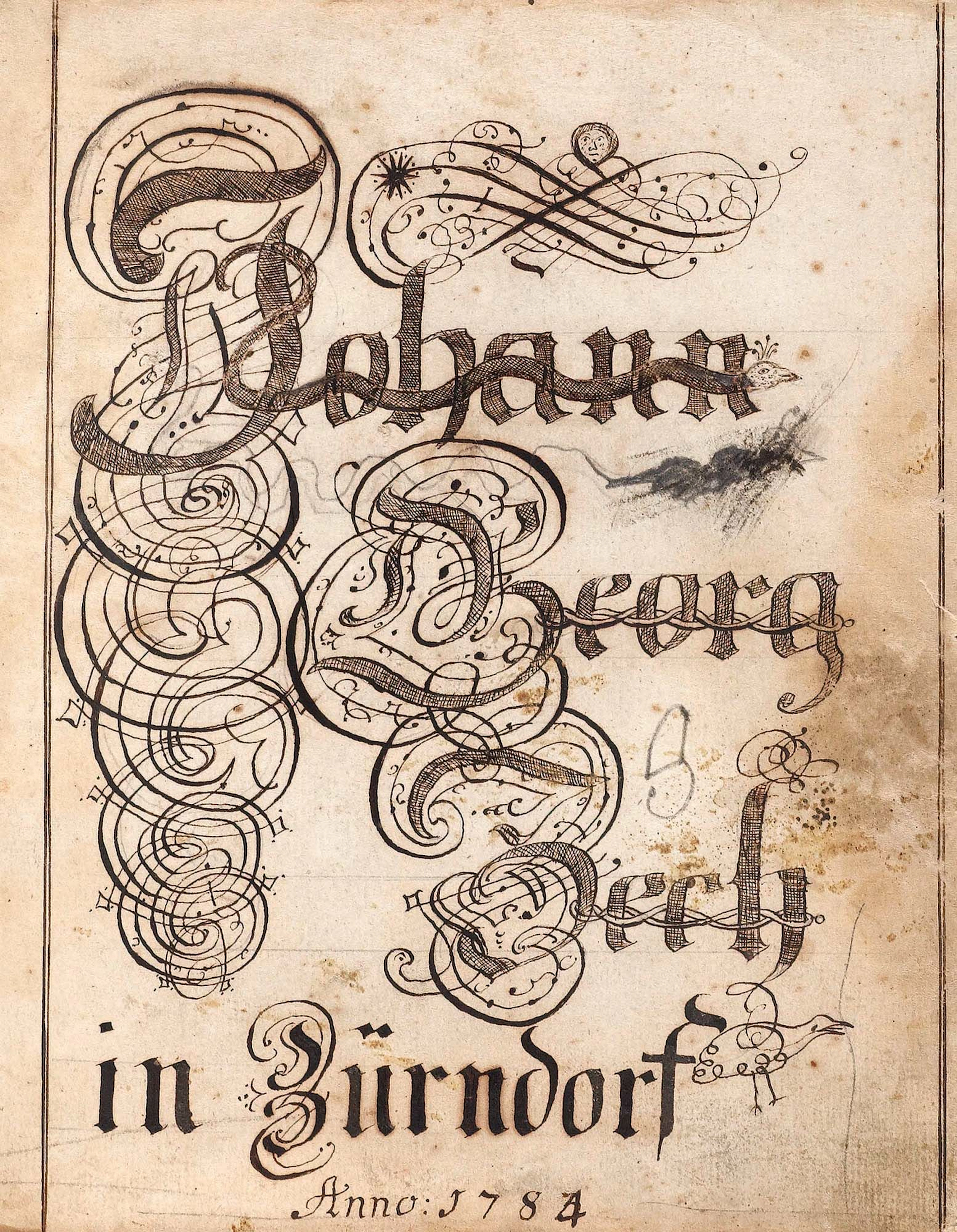 MANUSKRIPTE - Zech, Johann Georg. Rechenbuch. Deutsche Handschrift