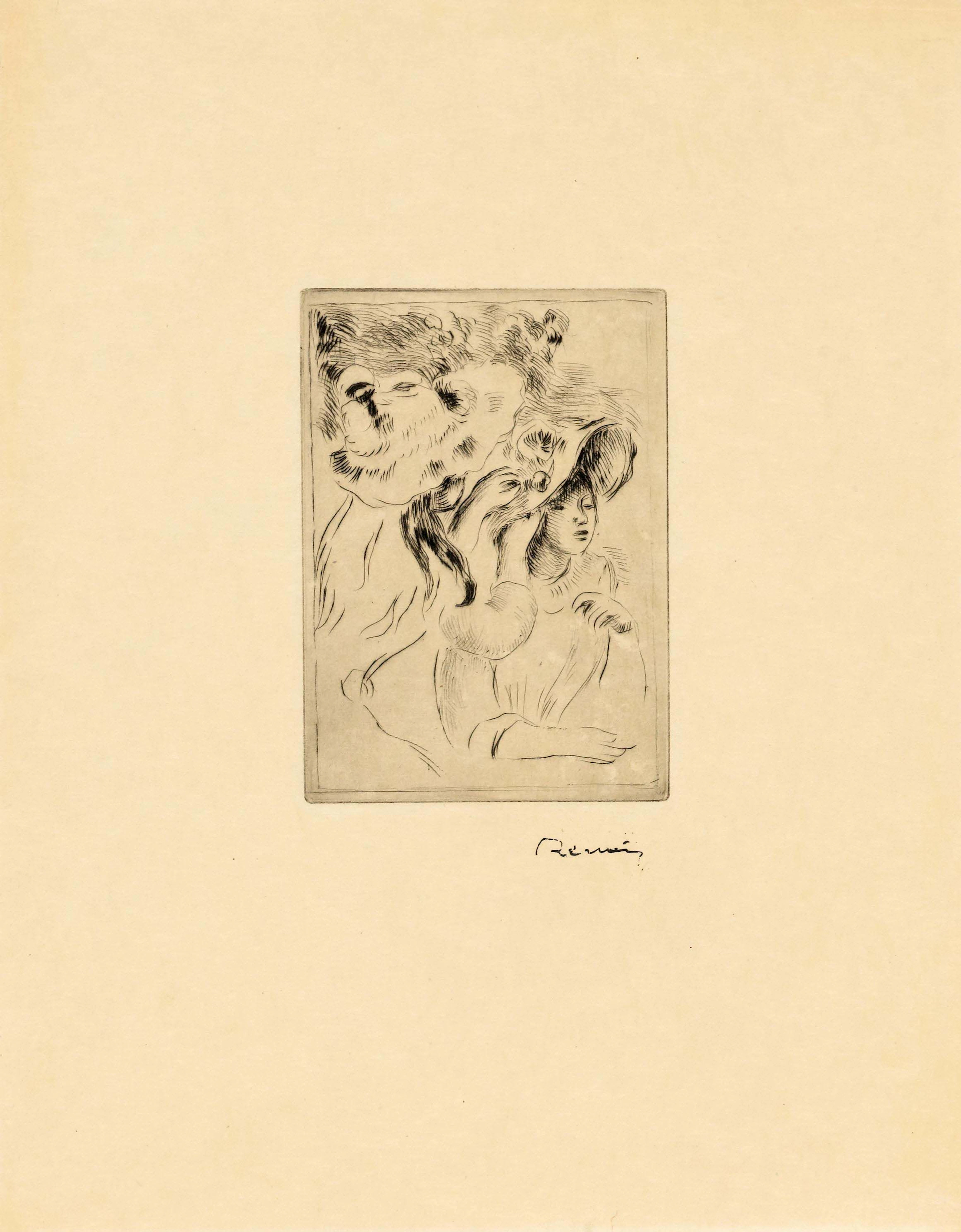 Le chapeau épinglé. Um 1894.