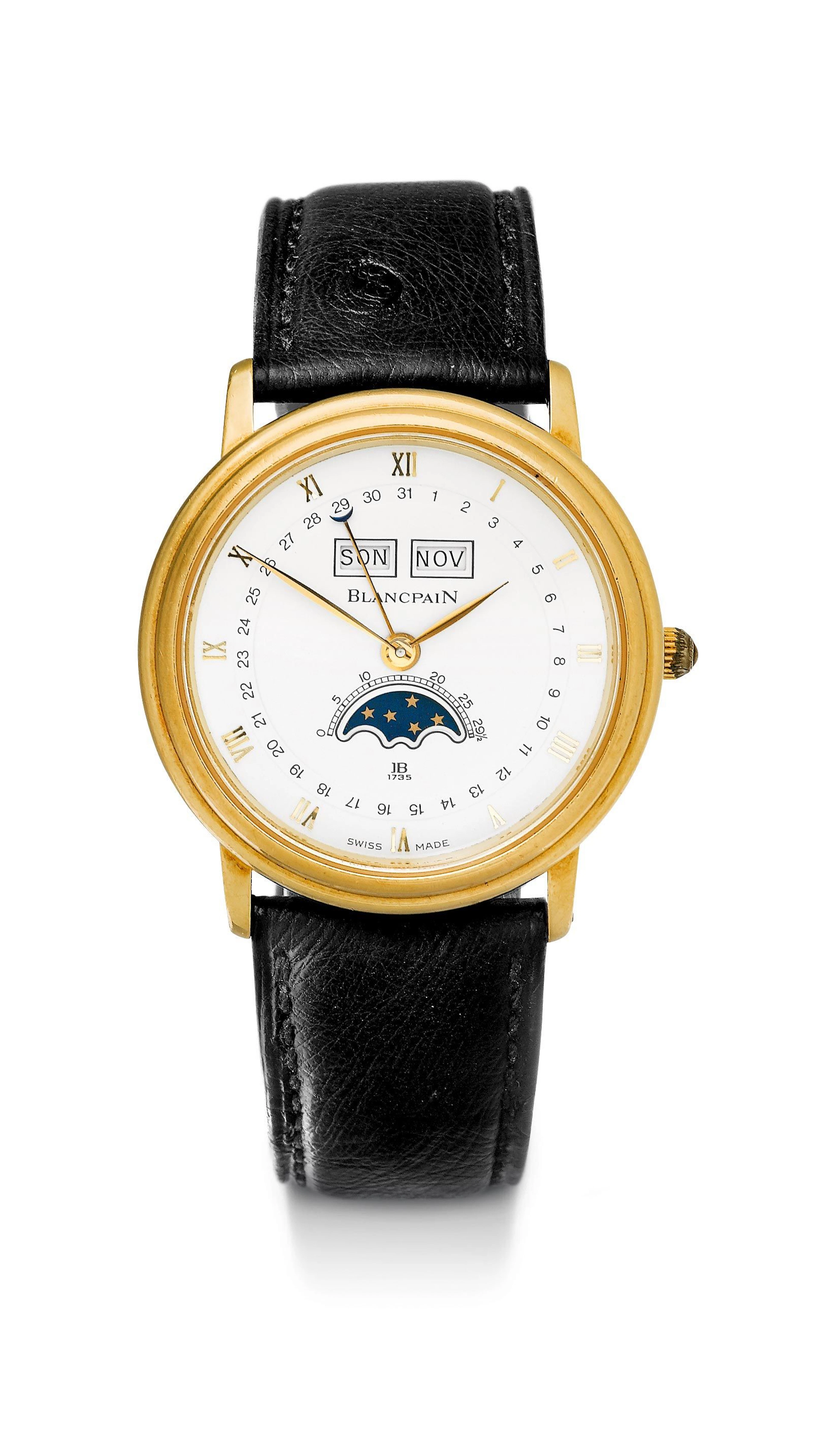 BLANCPAIN KALENDERUHR, 90er Jahre.
