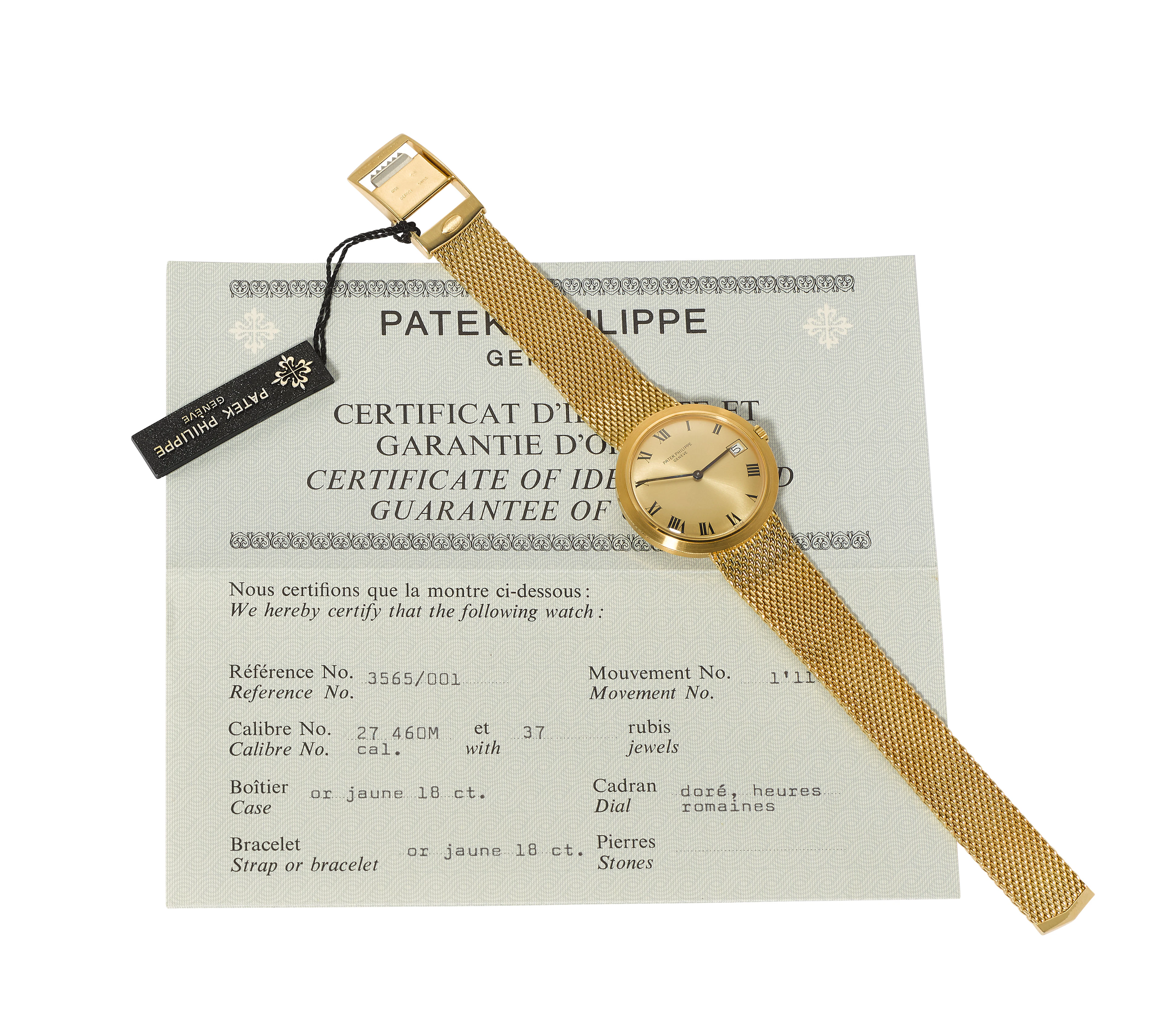 Patek Philippe "New-Old-Stock" Automatikuhr, 60er Jahre.