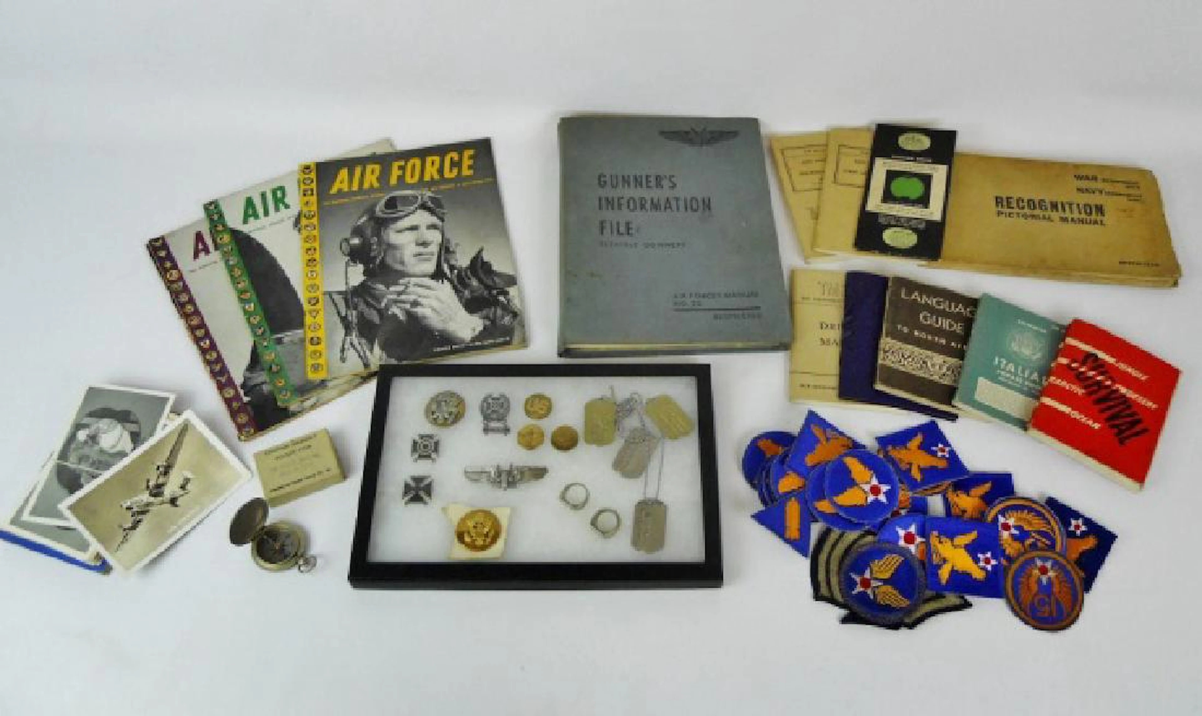 WWII Ephemera Collection, Army Air Corps, Named
