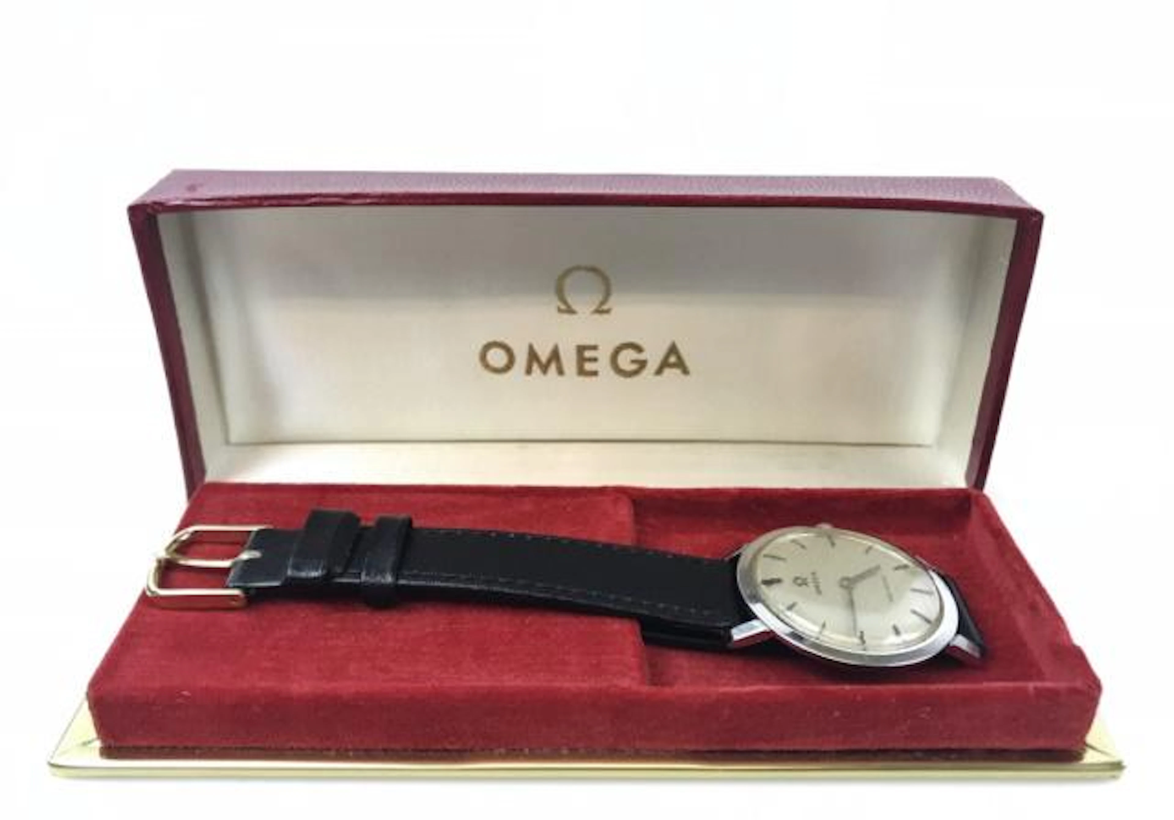 Vintage Steel Cased Wristwatch, Omega, Meister