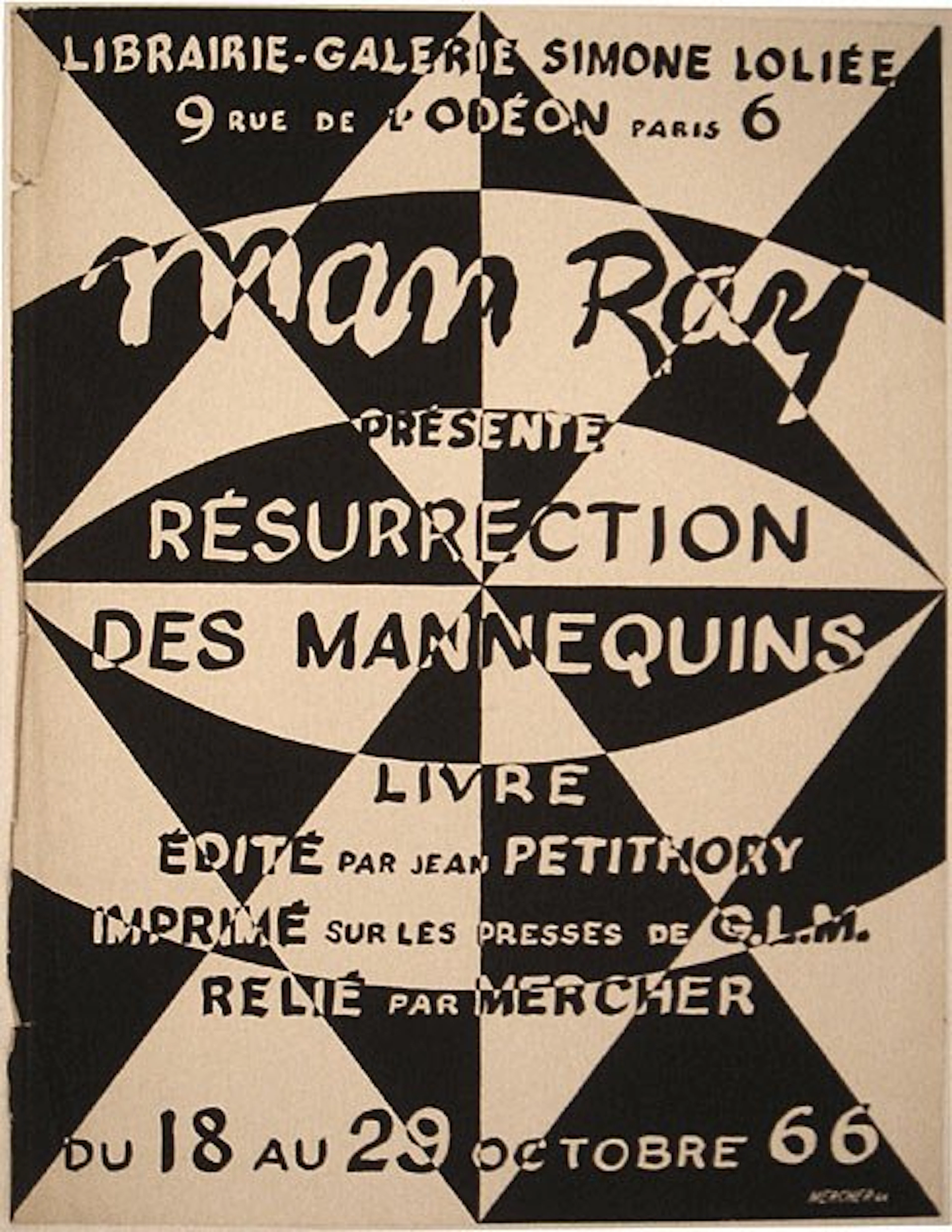 Man Ray Lot of 14 rare and vintage posters