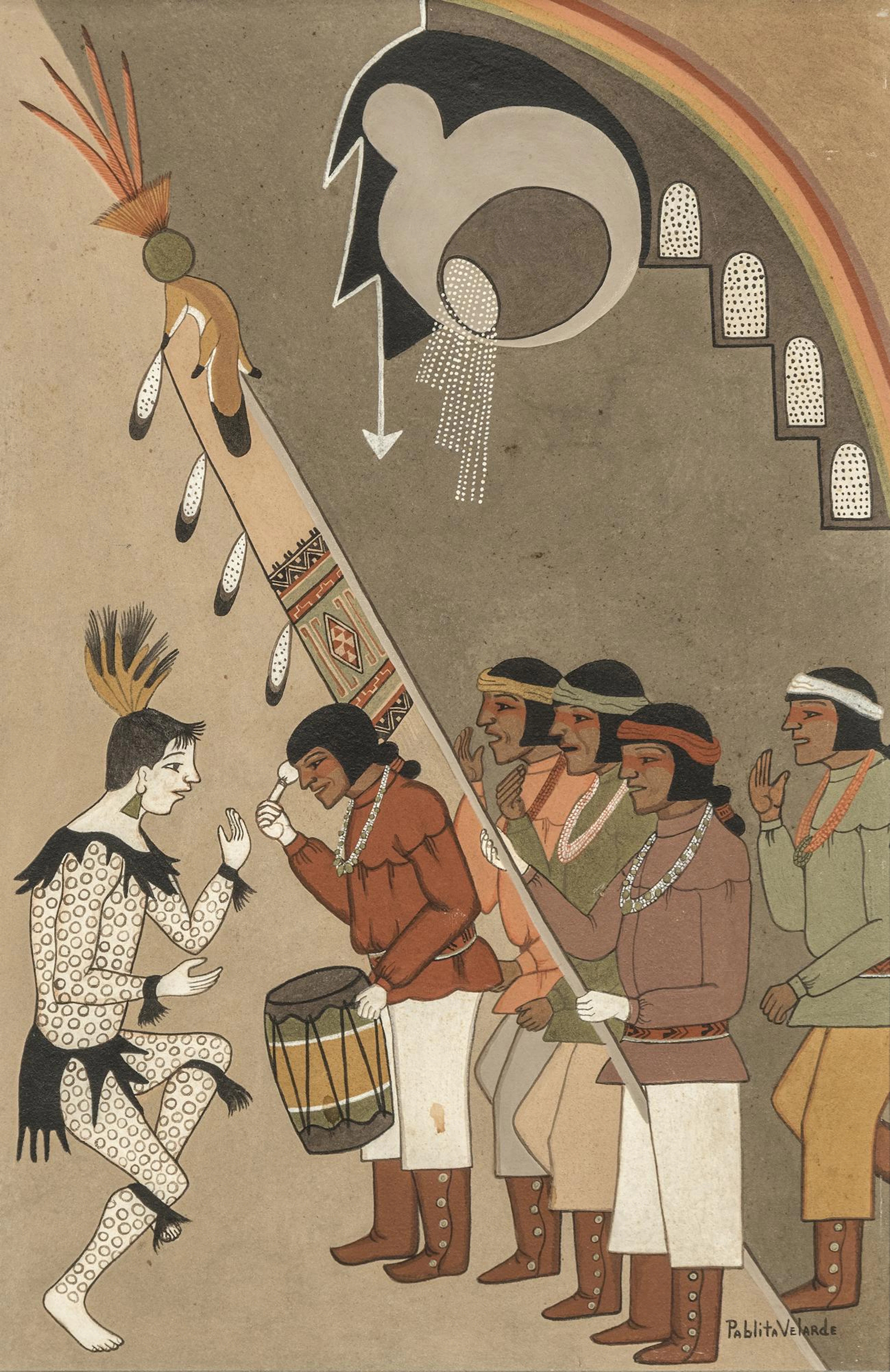 Pablita Velarde (Tse Tsan), Song of the Corn Dance