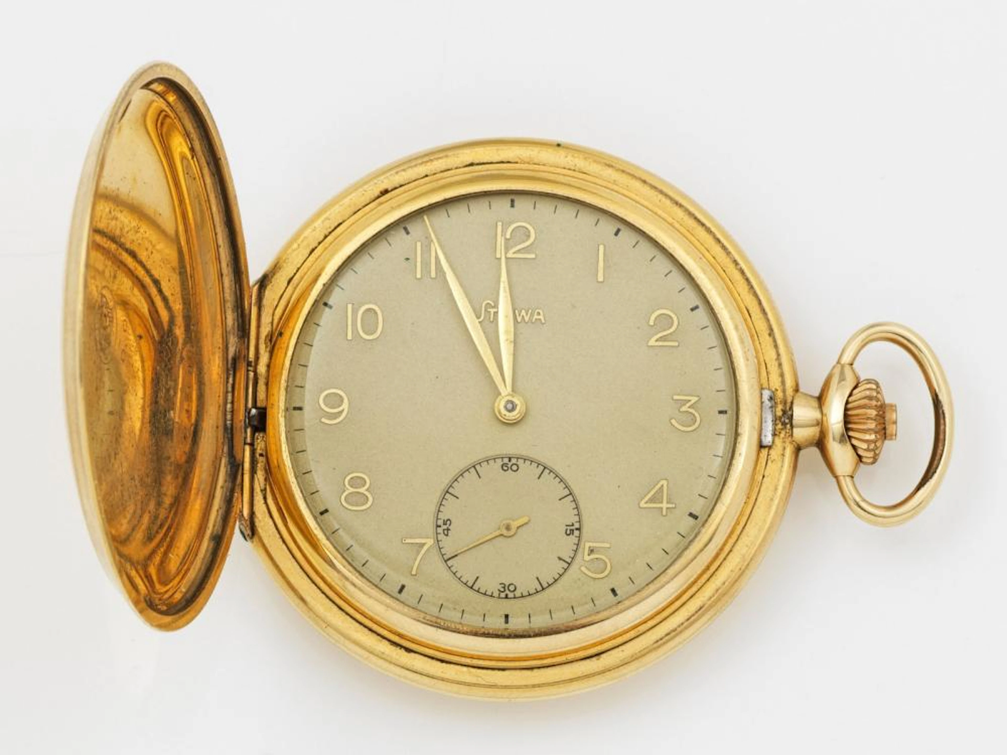 Art Déco-Savonette-Taschenuhr von Stowa