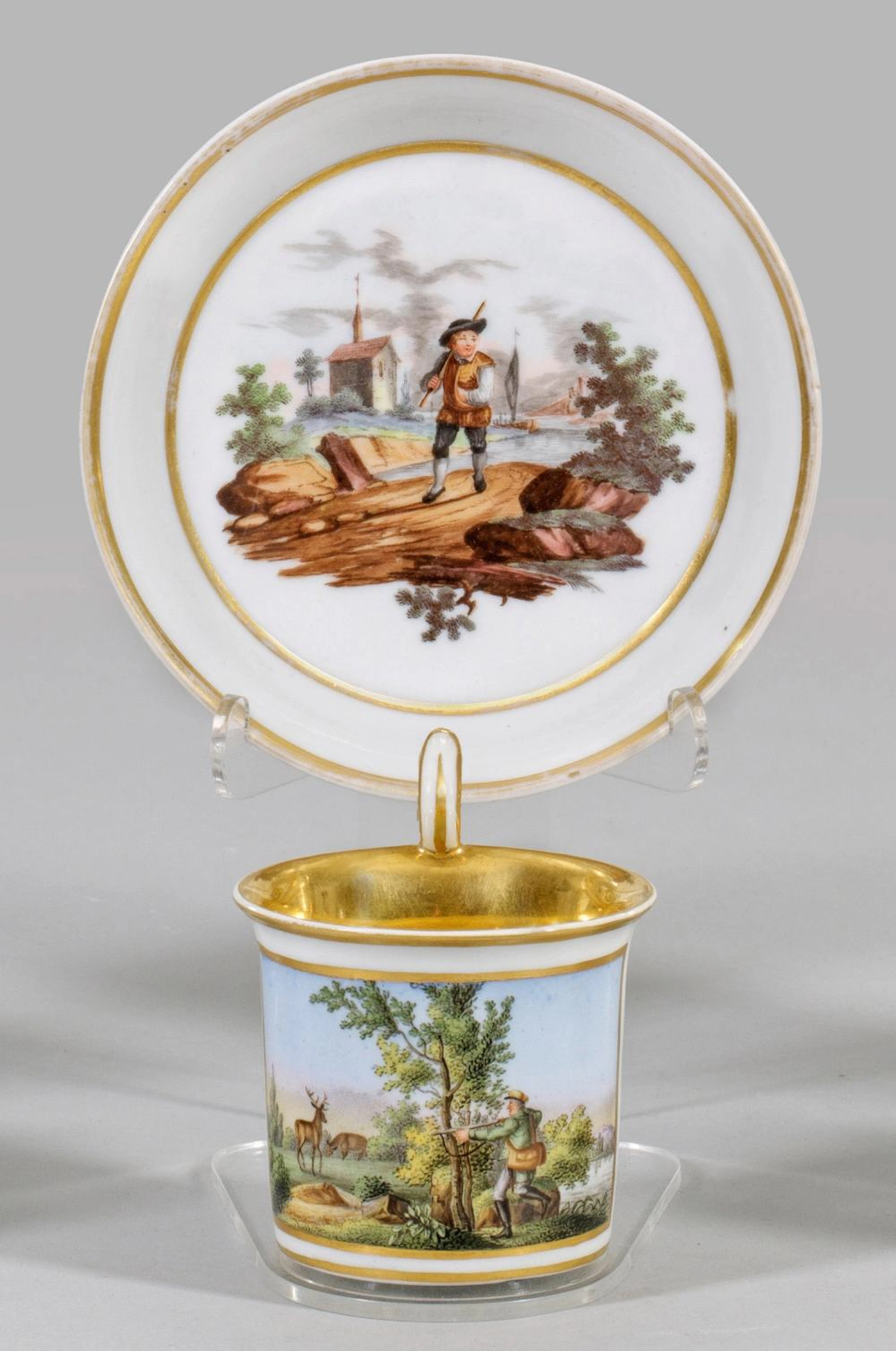 Biedermeier-Ziertasse