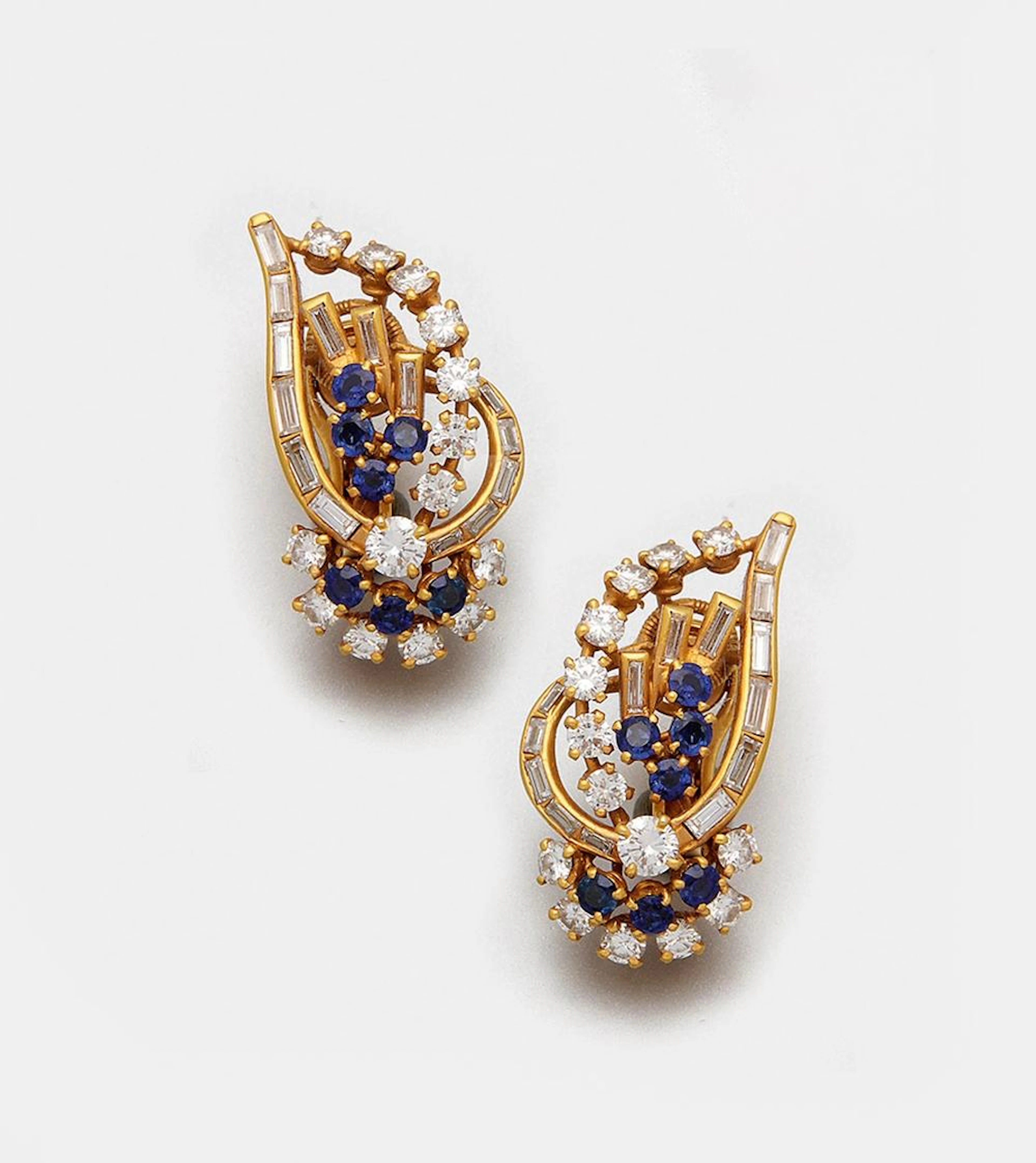 Paar Vintage Ohrringe von Boucheron