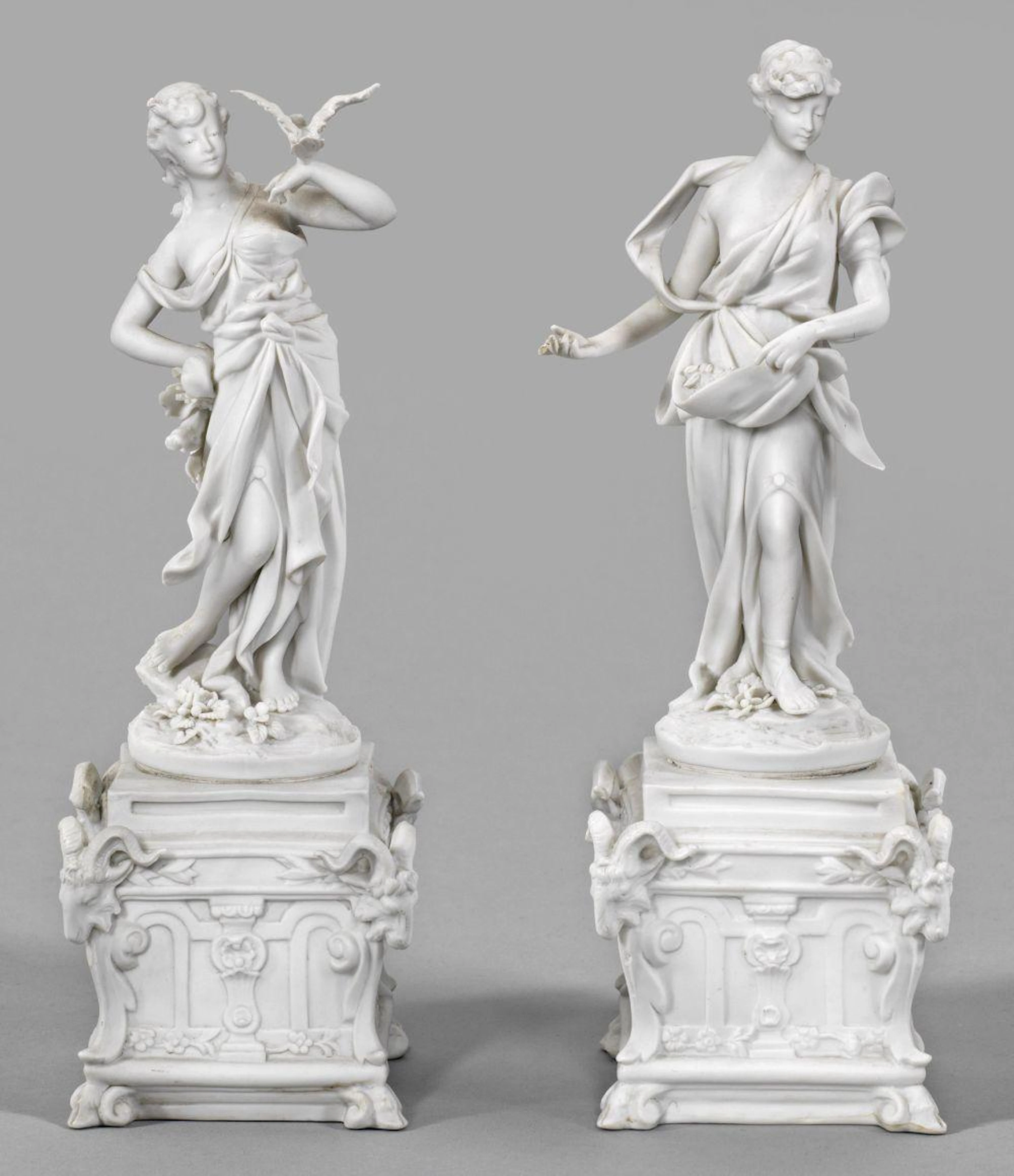 Paar Statuette