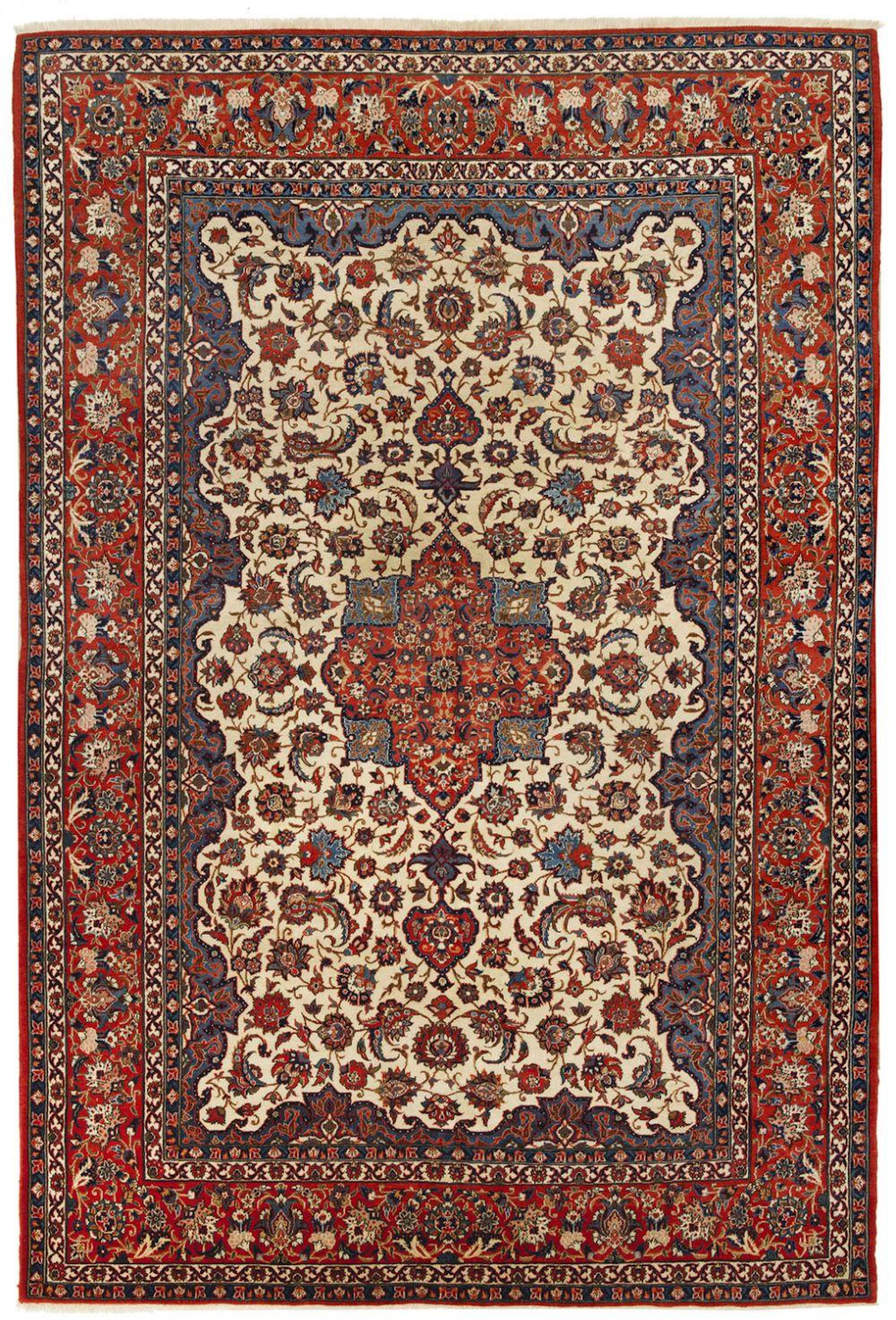 Großer alter Isfahan-Teppich