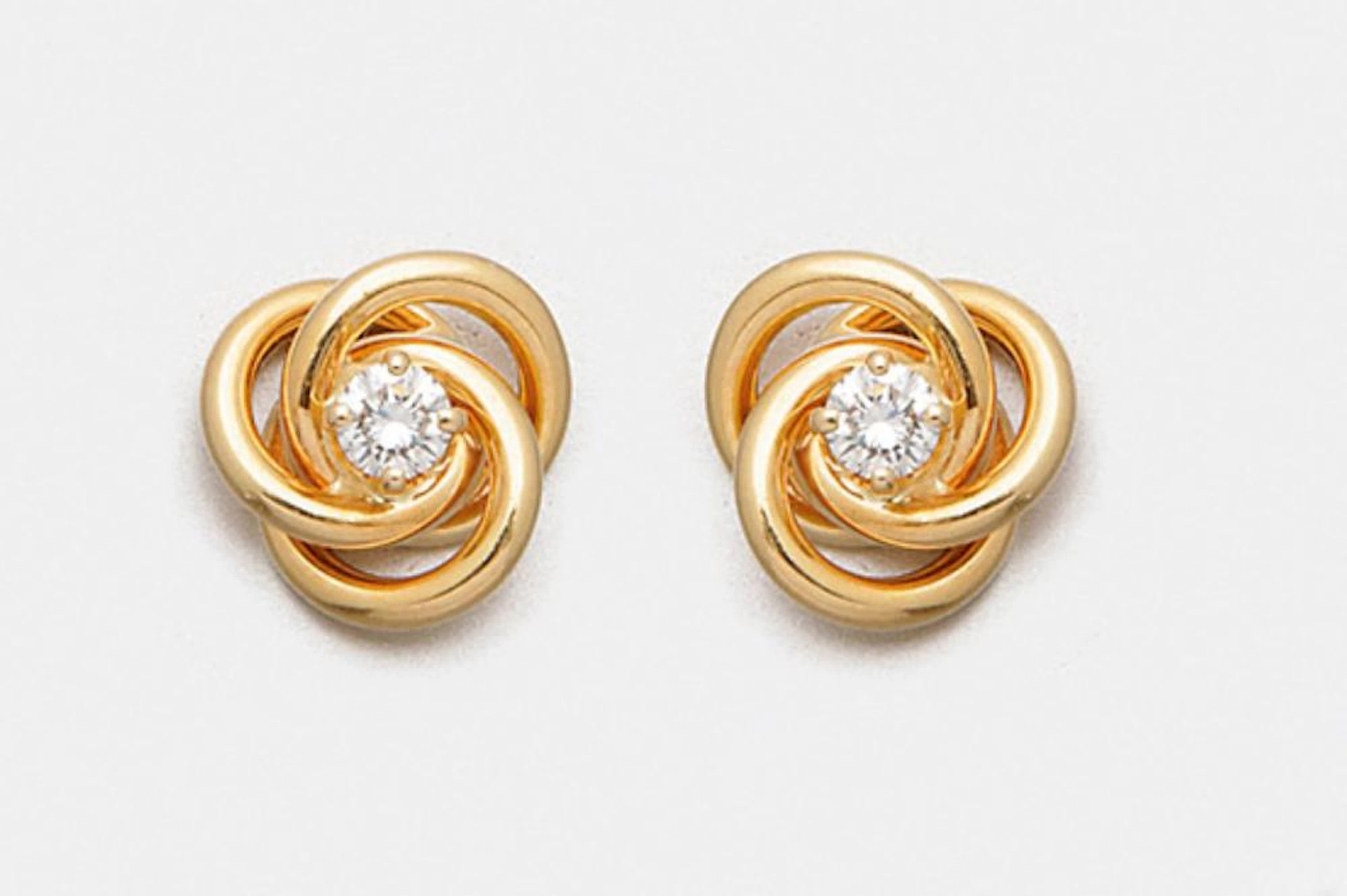 Paar Twist Knot-Ohrringe von Tiffany & Co.