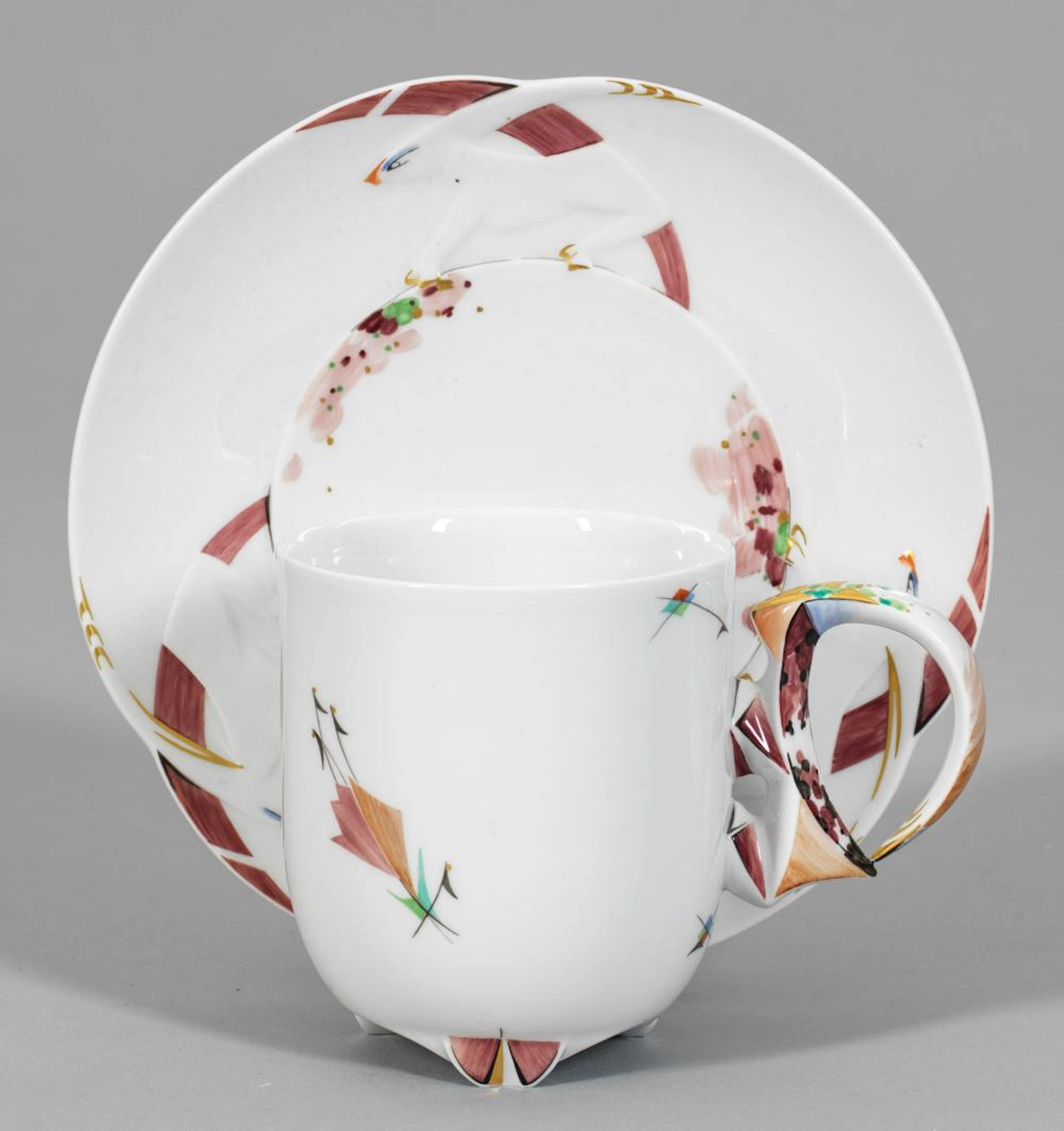 Ziertasse "Steinbock" von Sabine Wachs
