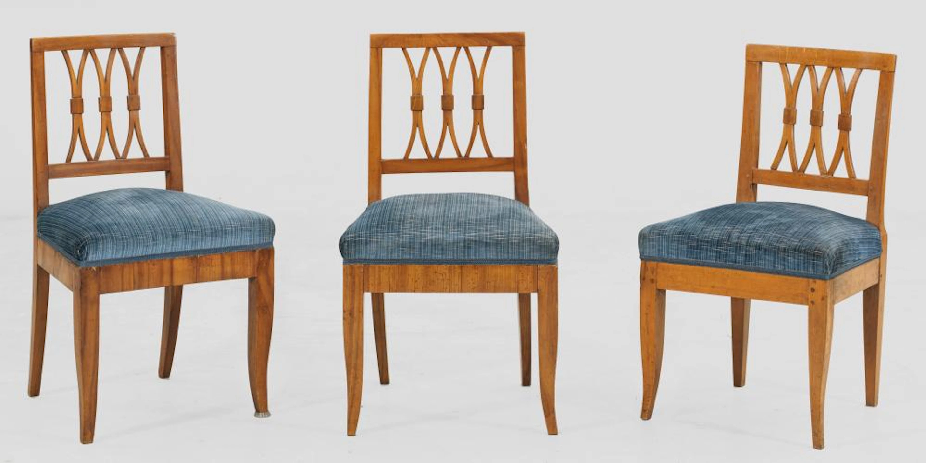 Drei Biedermeier-Stühle