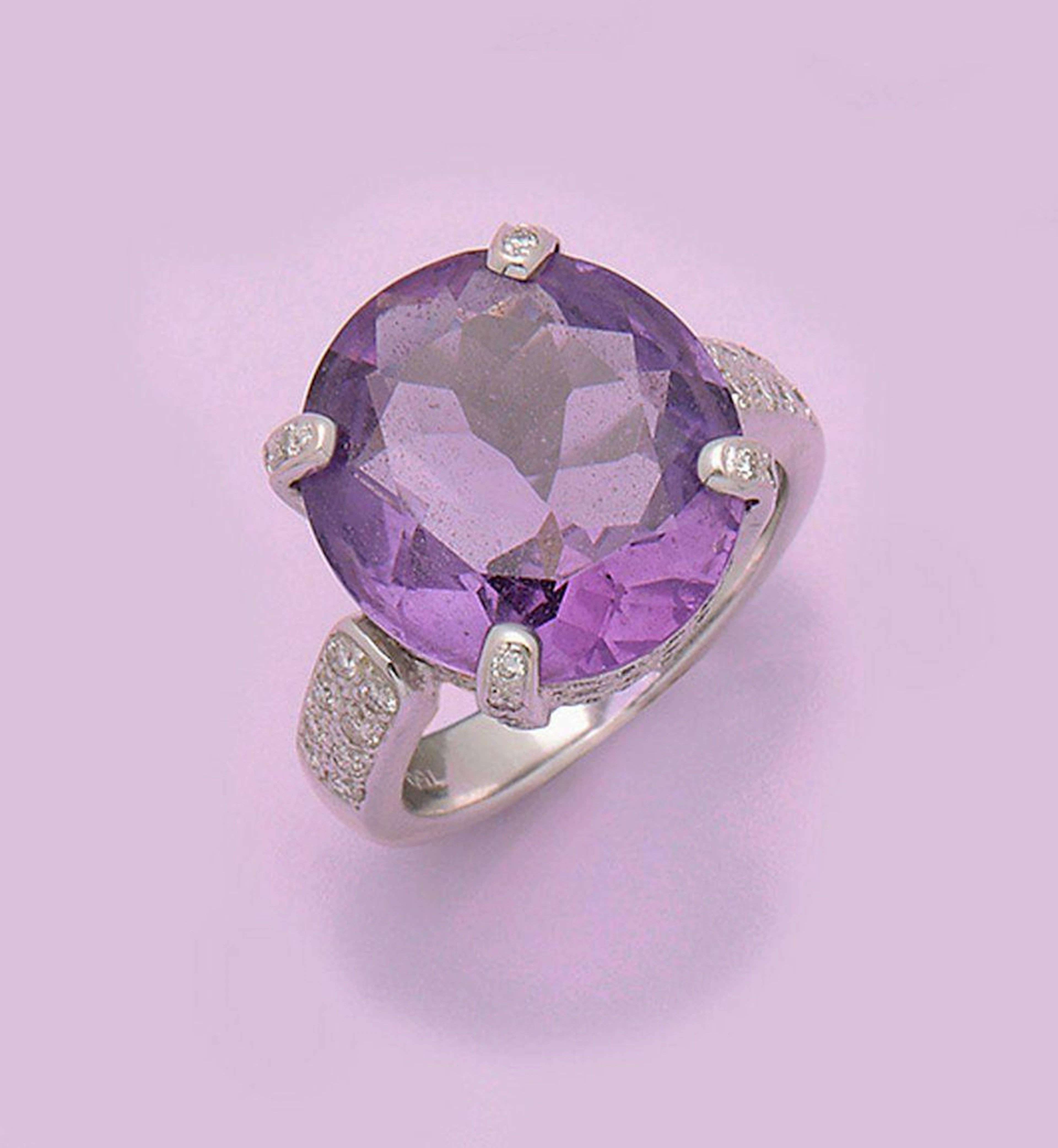 Eleganter Amethystring