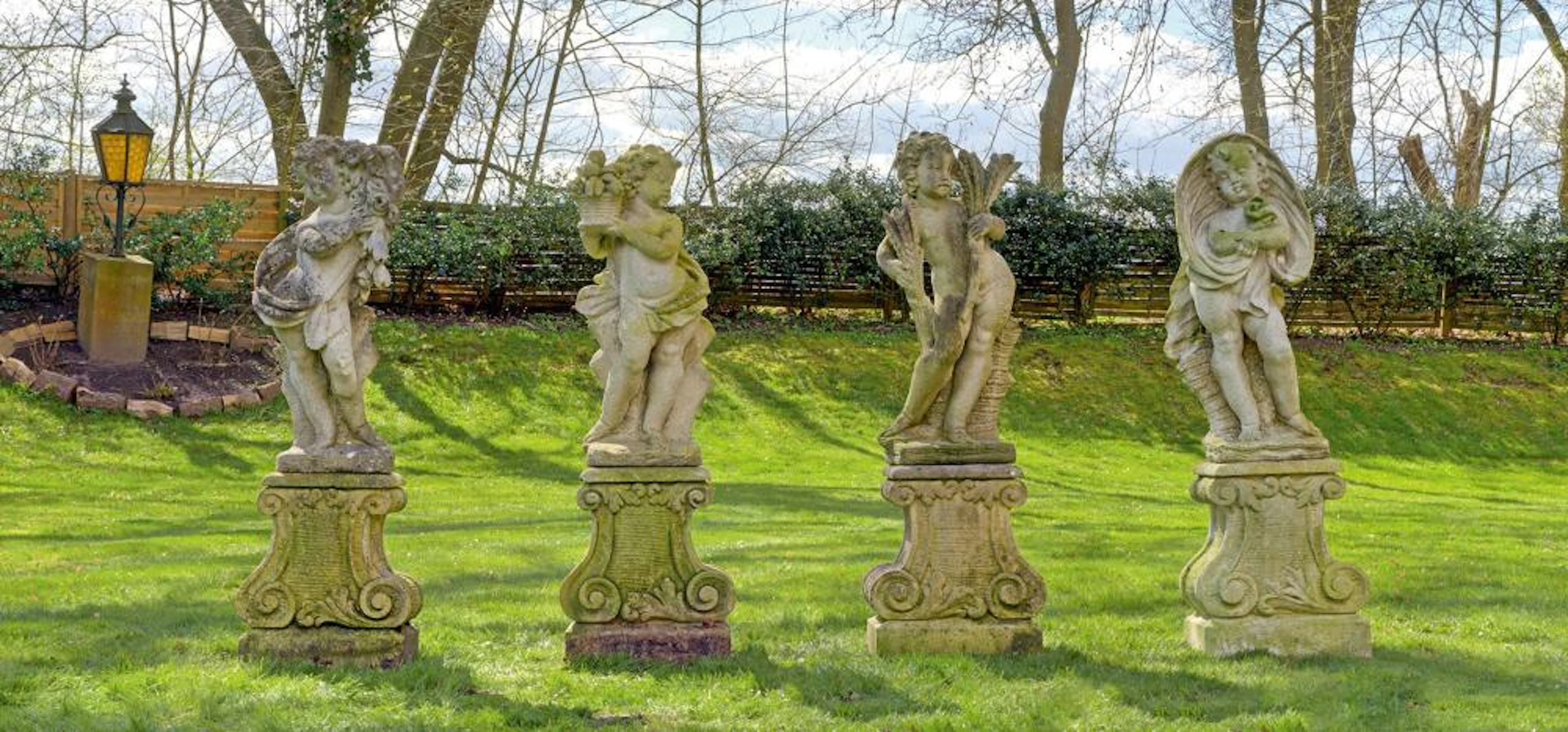"Die vier Jahreszeiten" als Parkfigure