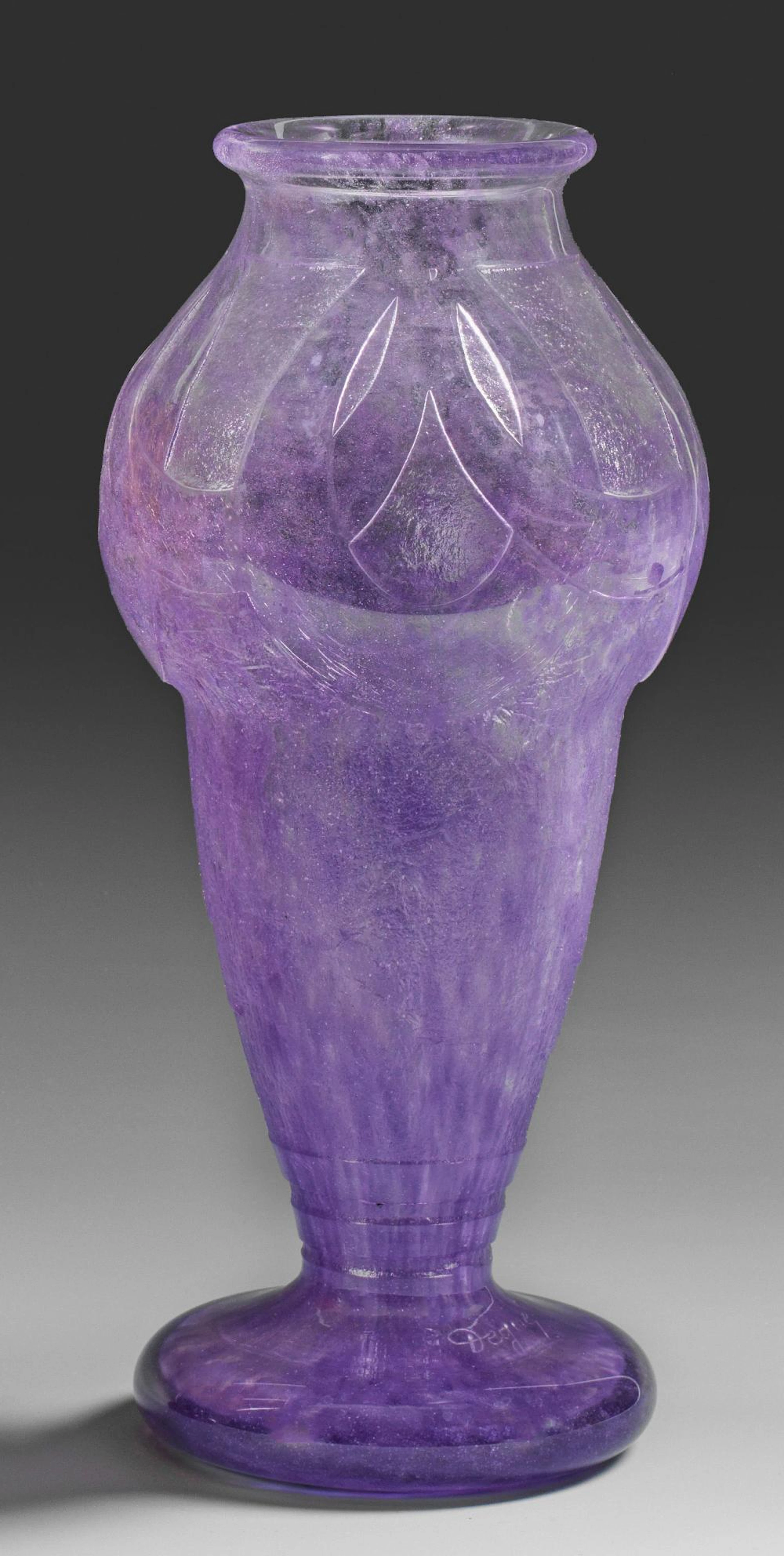 Art Déco-Vase von Dequé