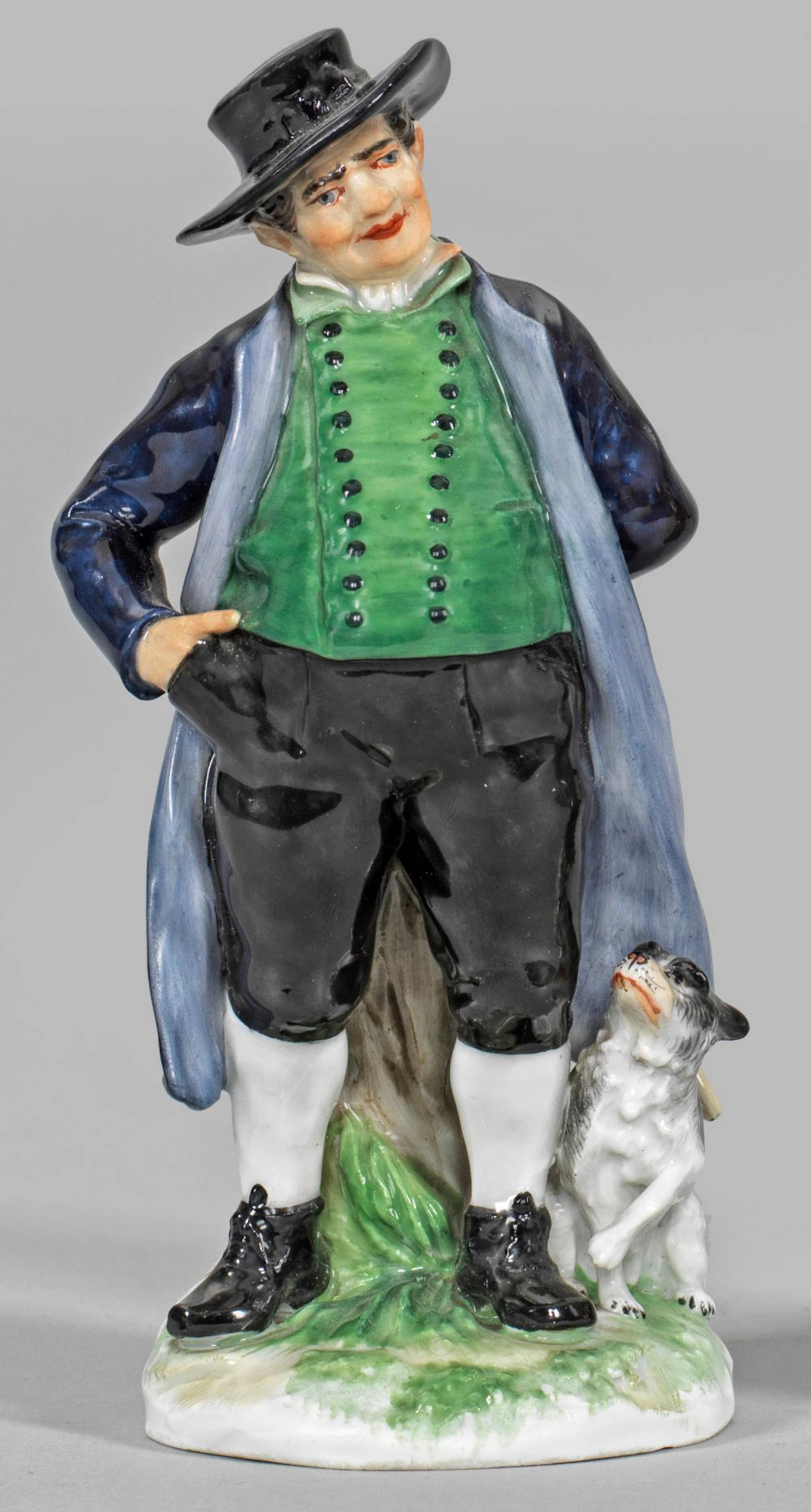 Seltene Trachtenfigur "Bauer aus Baden"